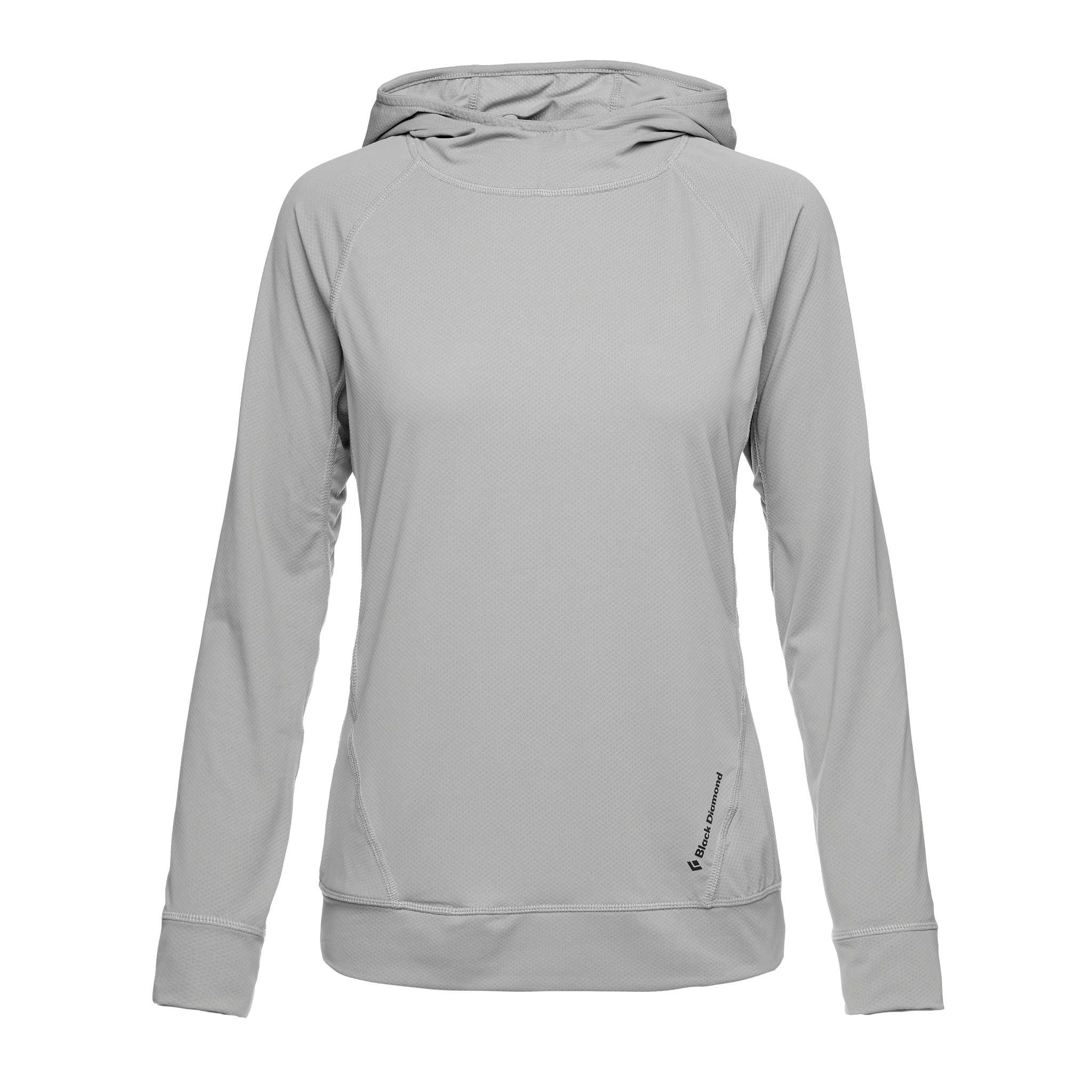 Black Diamond Equipment Women's Alpenglow Hoody, Large Pewter