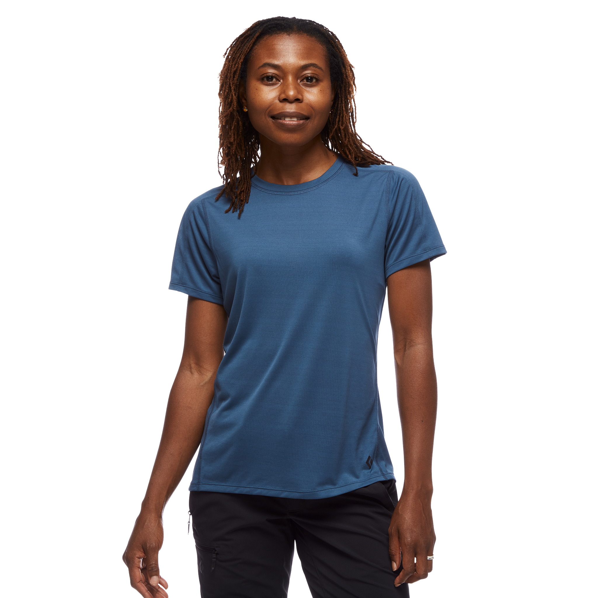 Black Diamond Equipment Women's Genesis Tech T-Shirt, Large Ink Blue