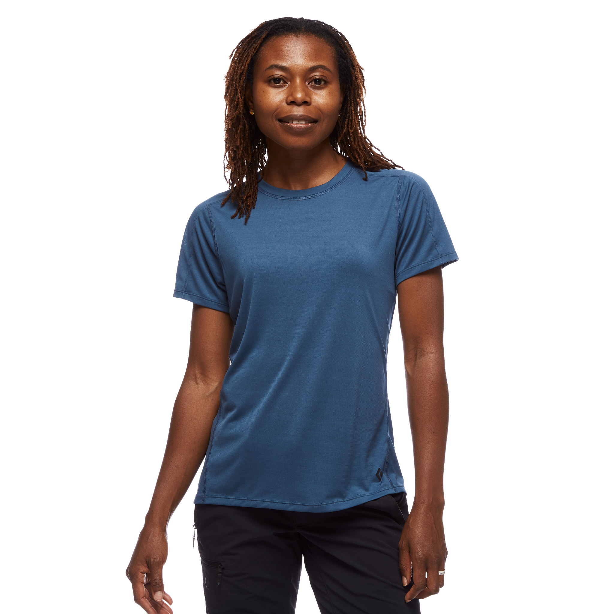 Black Diamond Equipment Women's Genesis Tech T-Shirt, Medium Ink Blue