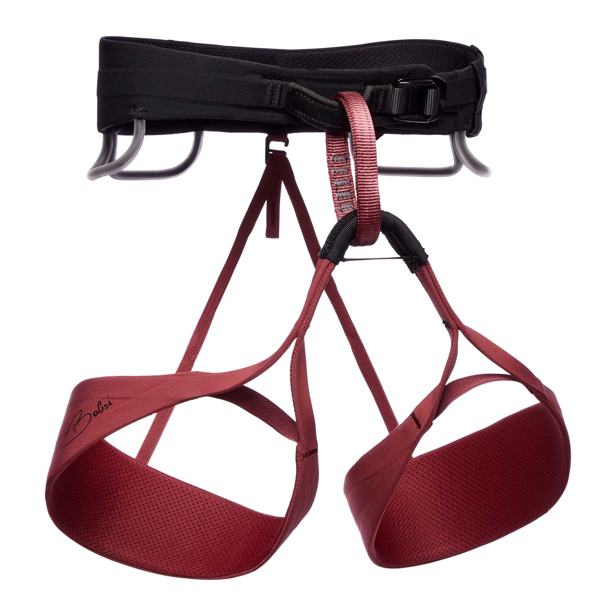 Black Diamond Equipment Women's Solution Climbing Harness - Babsi Edition, Medium Cherrywood