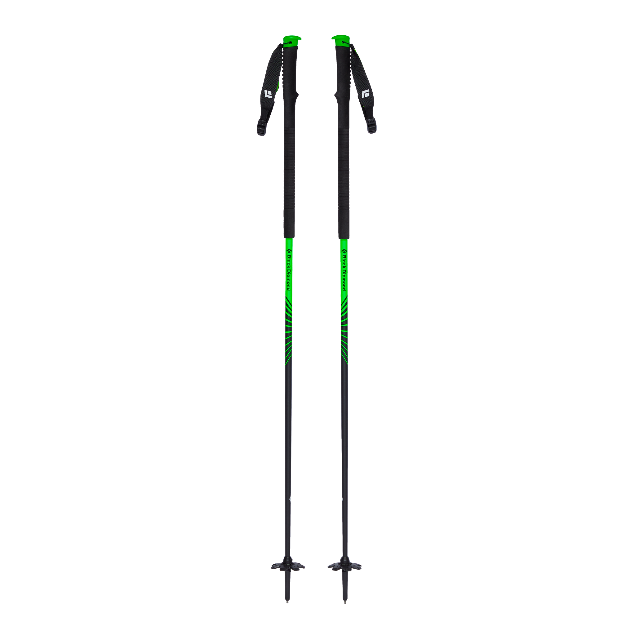 Black Diamond Equipment Vapor Carbon Ski Poles Size 125 cm Green