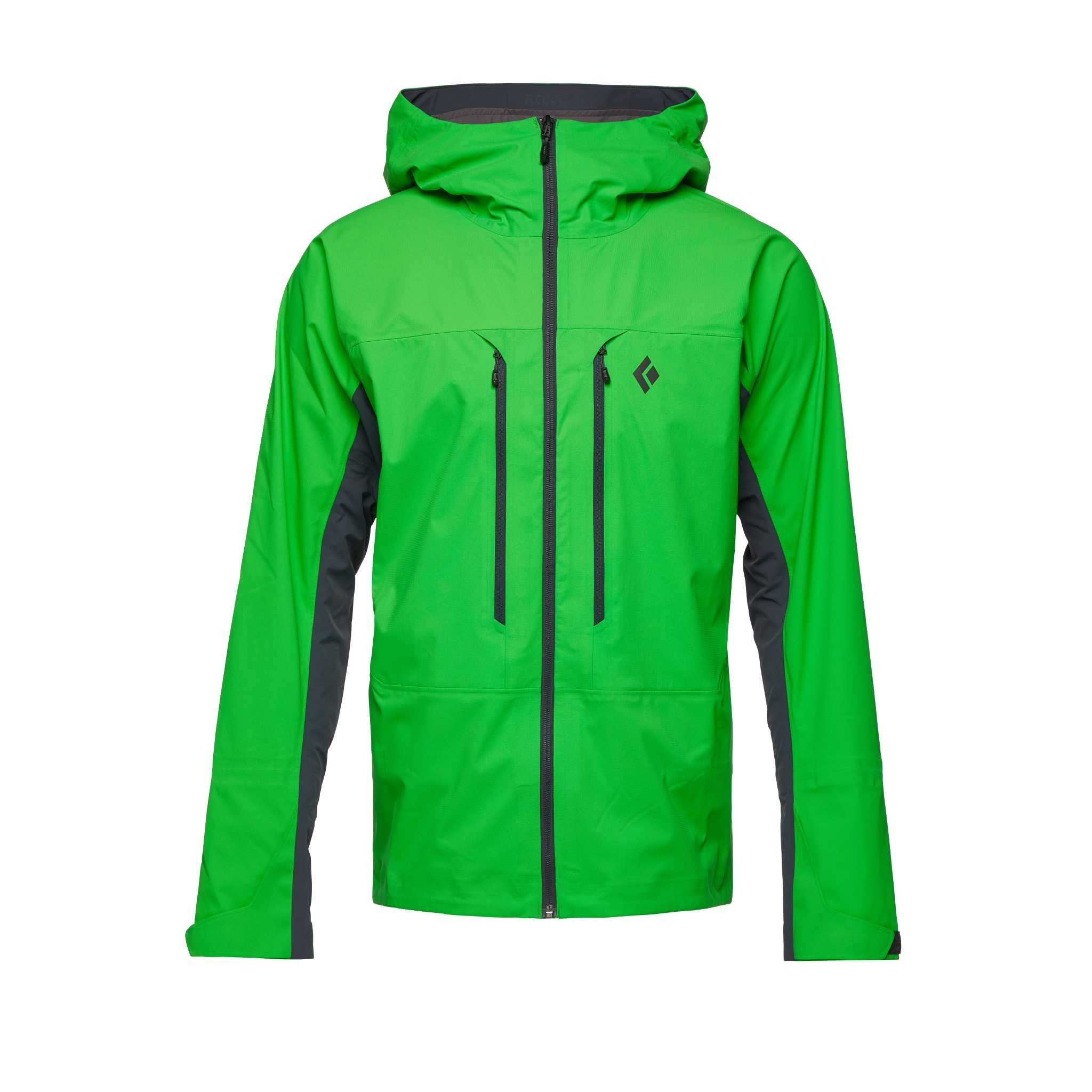 Black Diamond Equipment Men's Dawn Patrol Hybrid Shell Jacket, Small Vibrant Green