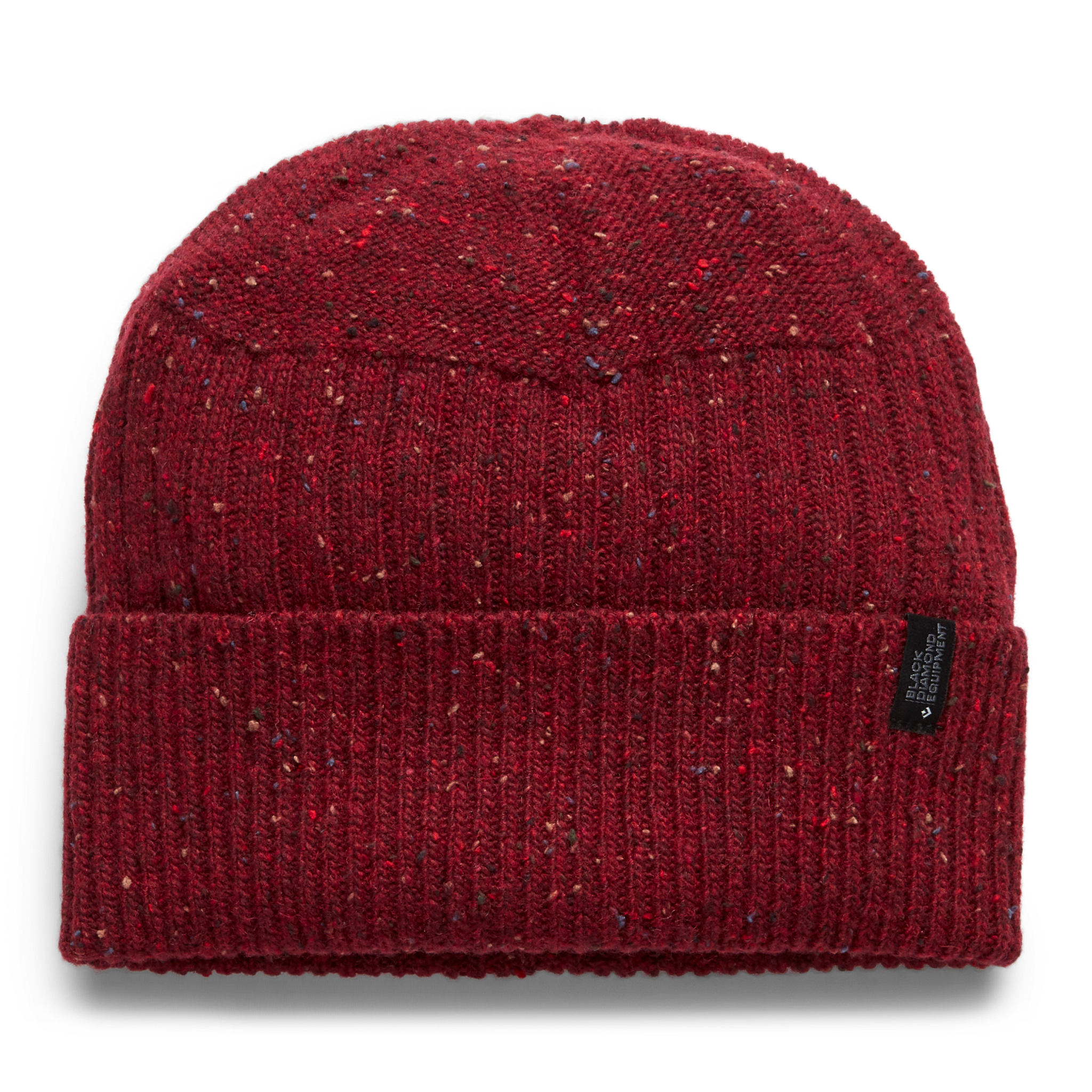 Black Diamond Equipment Mixed Rib Beanie Hat, in Dark Crimson