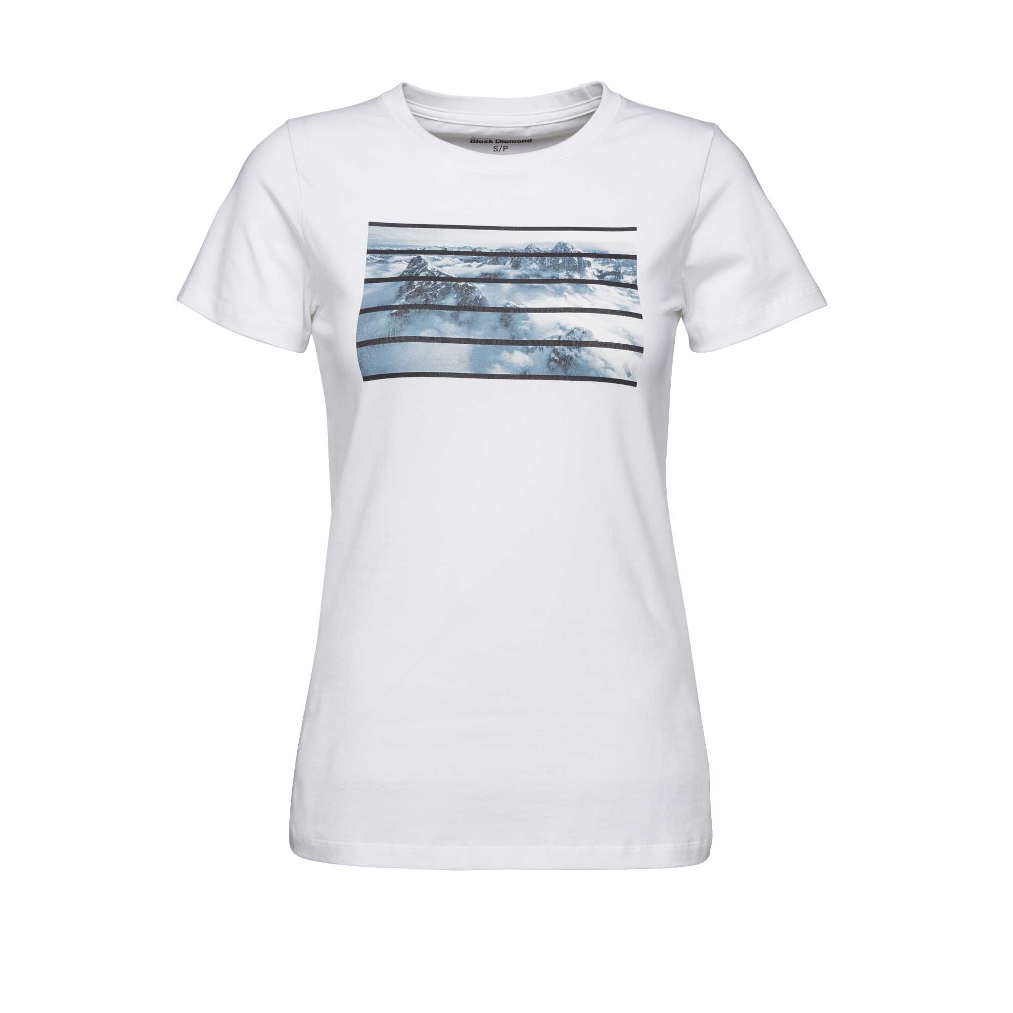 Black Diamond Equipment Women's Aerial View T-Shirt Size XS White