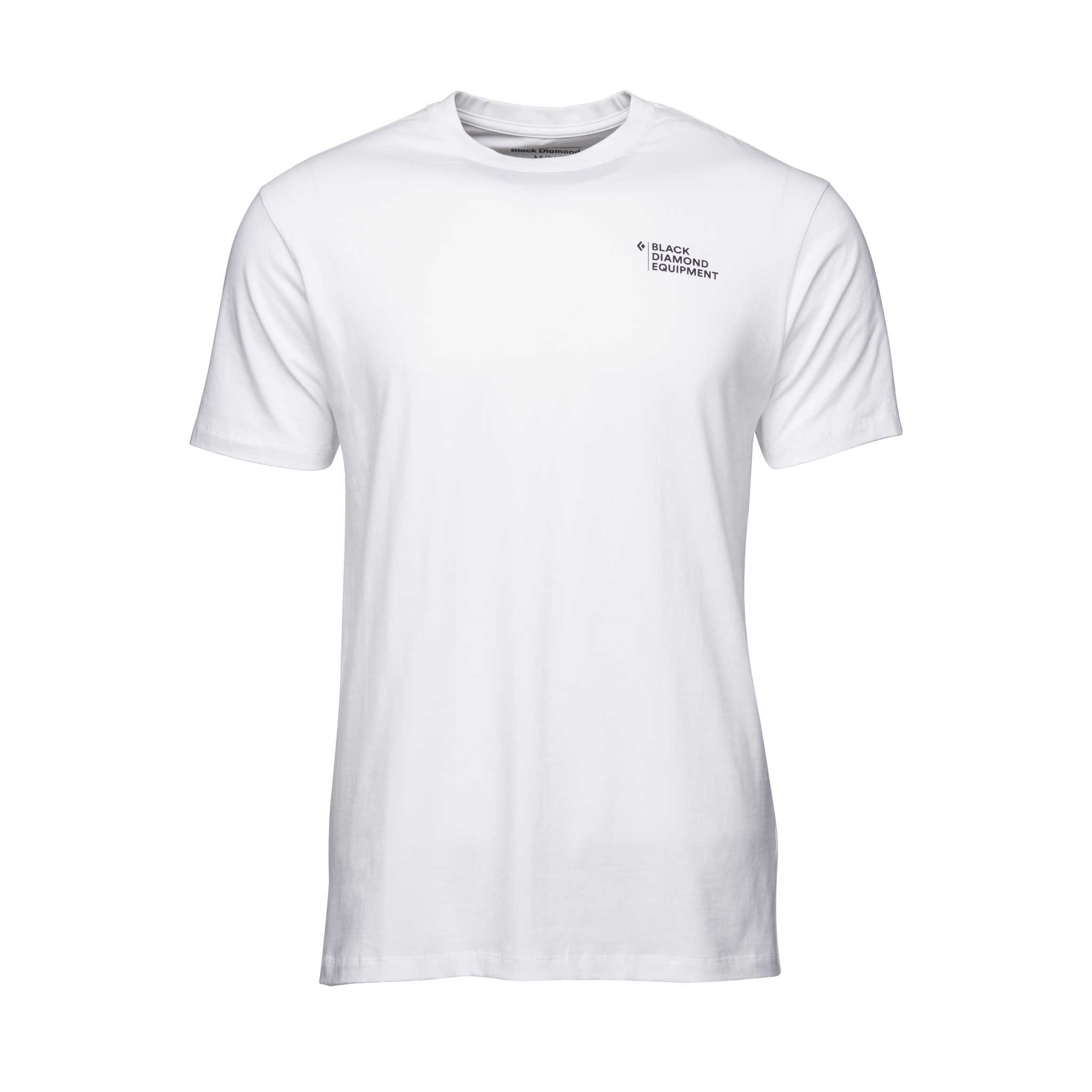 Black Diamond Equipment Men's Peaks T-Shirt Size XS, in White