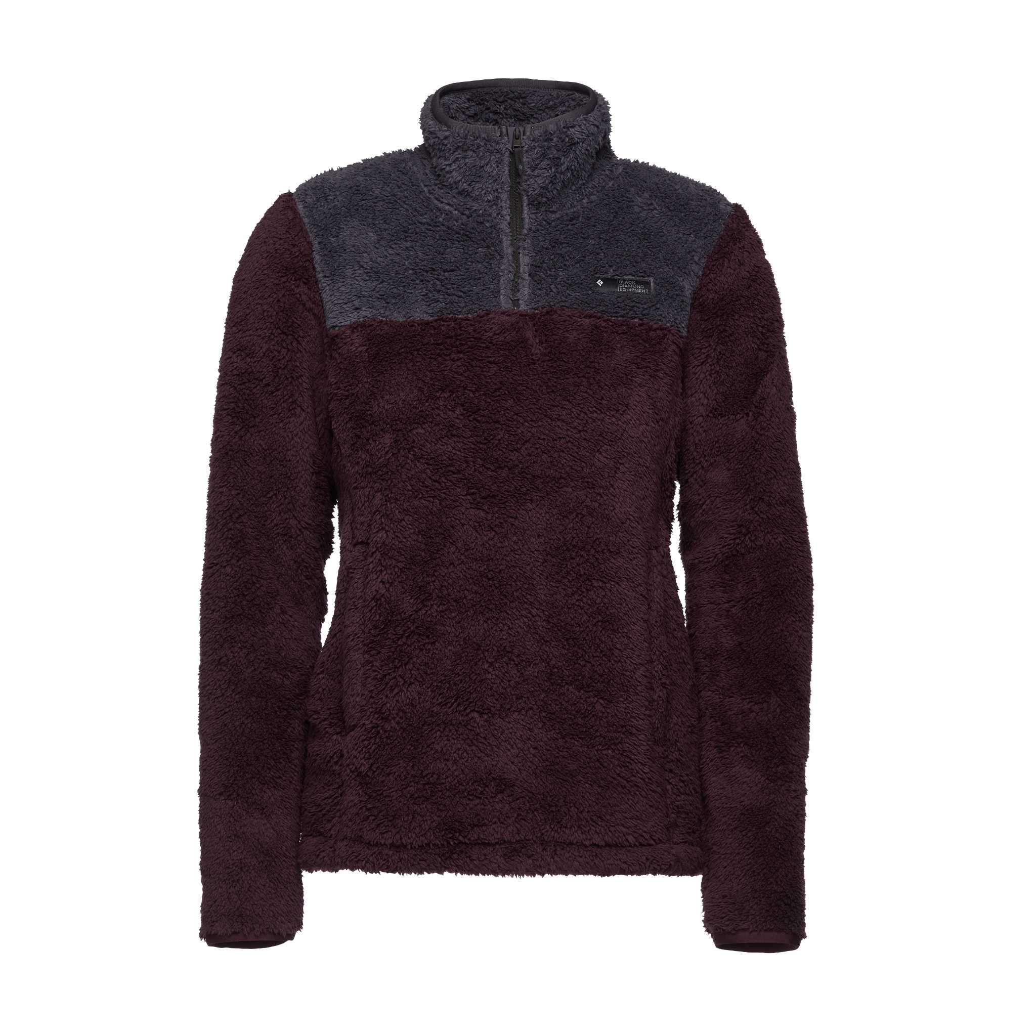 Black Diamond Equipment Women's Roadie Quarter Zip Fleece, XS Bordeaux/Carbon