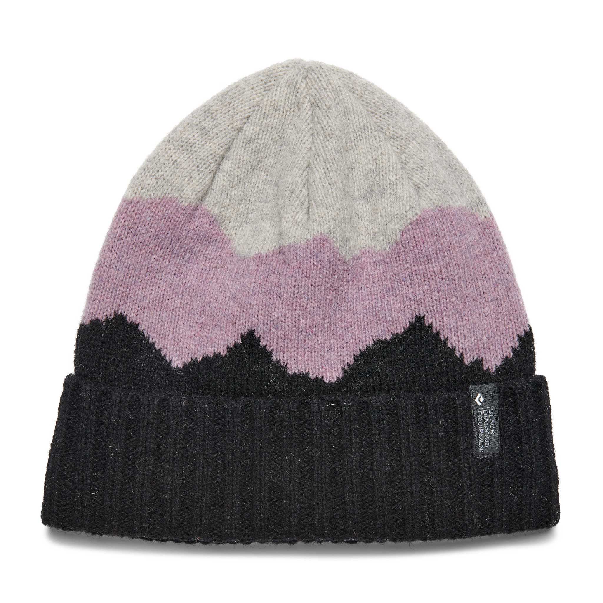 Black Diamond Equipment Vista Beanie Hat Black/Mulberry/Nickel