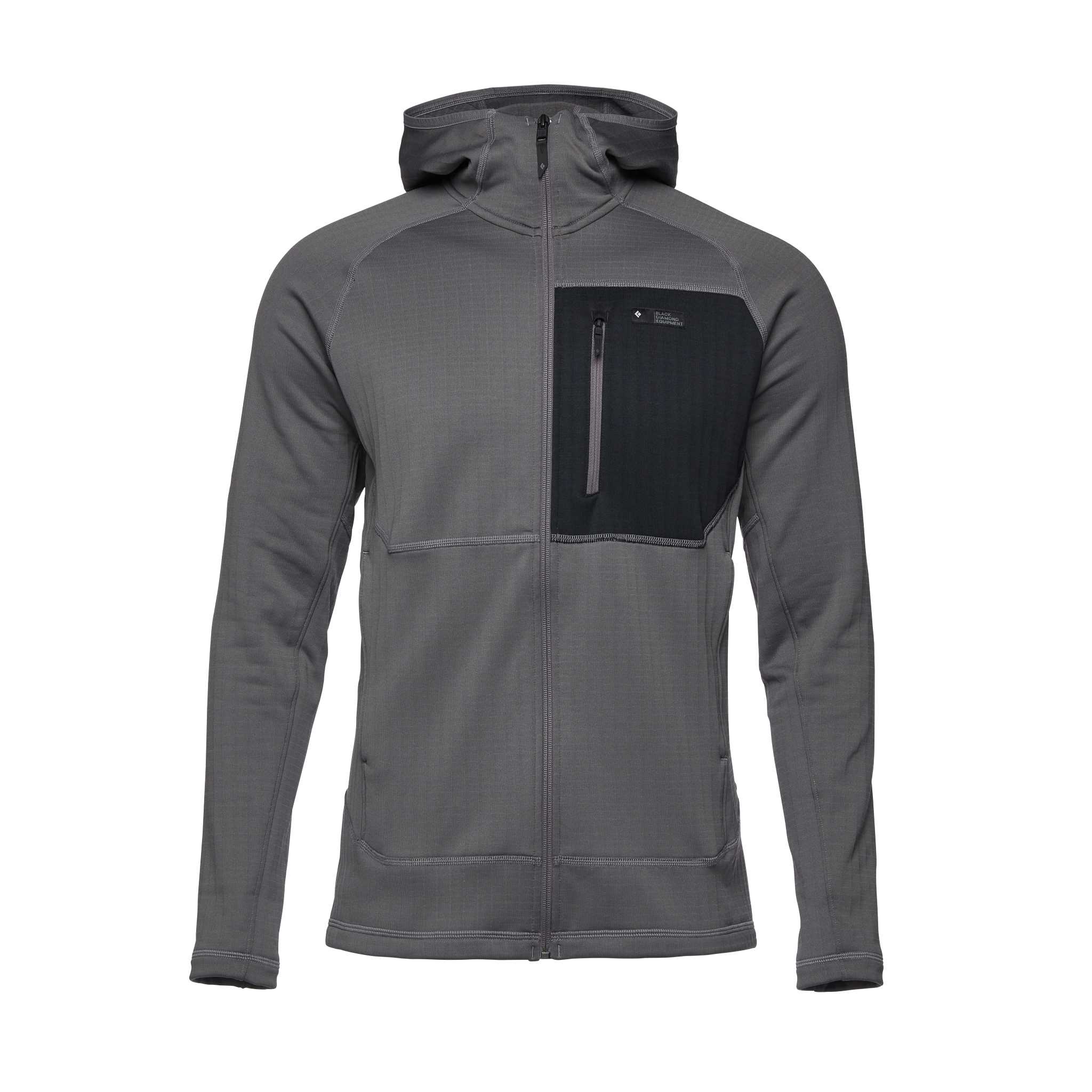 Black Diamond Equipment Men's Factor Hoody Size Small, in Granite