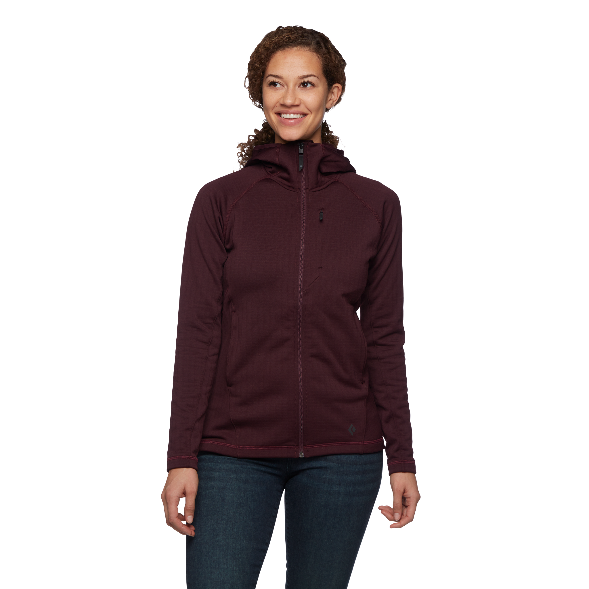 Black Diamond Equipment Women's Factor Hoody Size XS, in Bordeaux