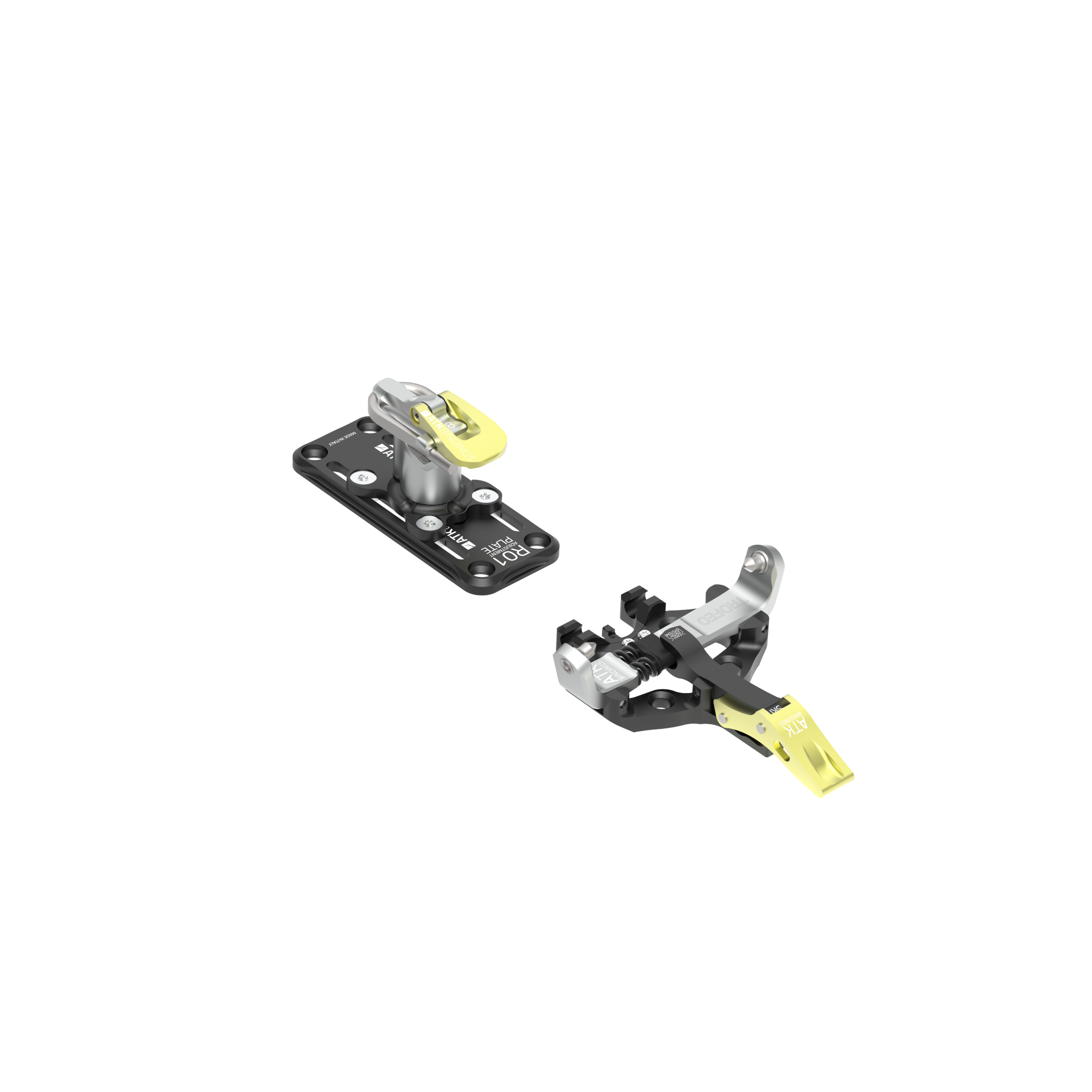 Black Diamond Equipment ATK TROFEO PLUS BINDING, 10 Black/White/Yellow