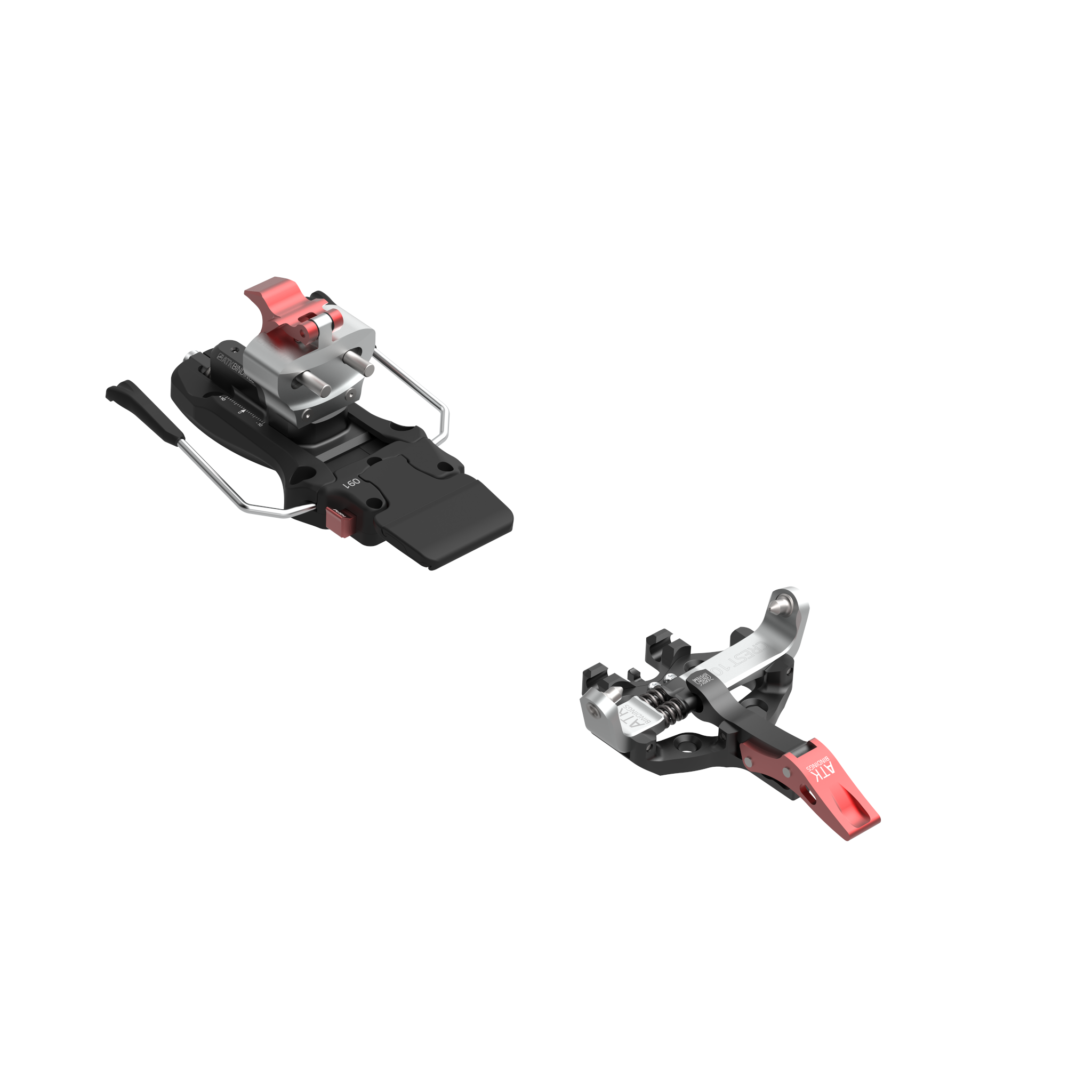 Black Diamond Equipment ATK Crest 10 Binding, 102 mm Black/White/Red