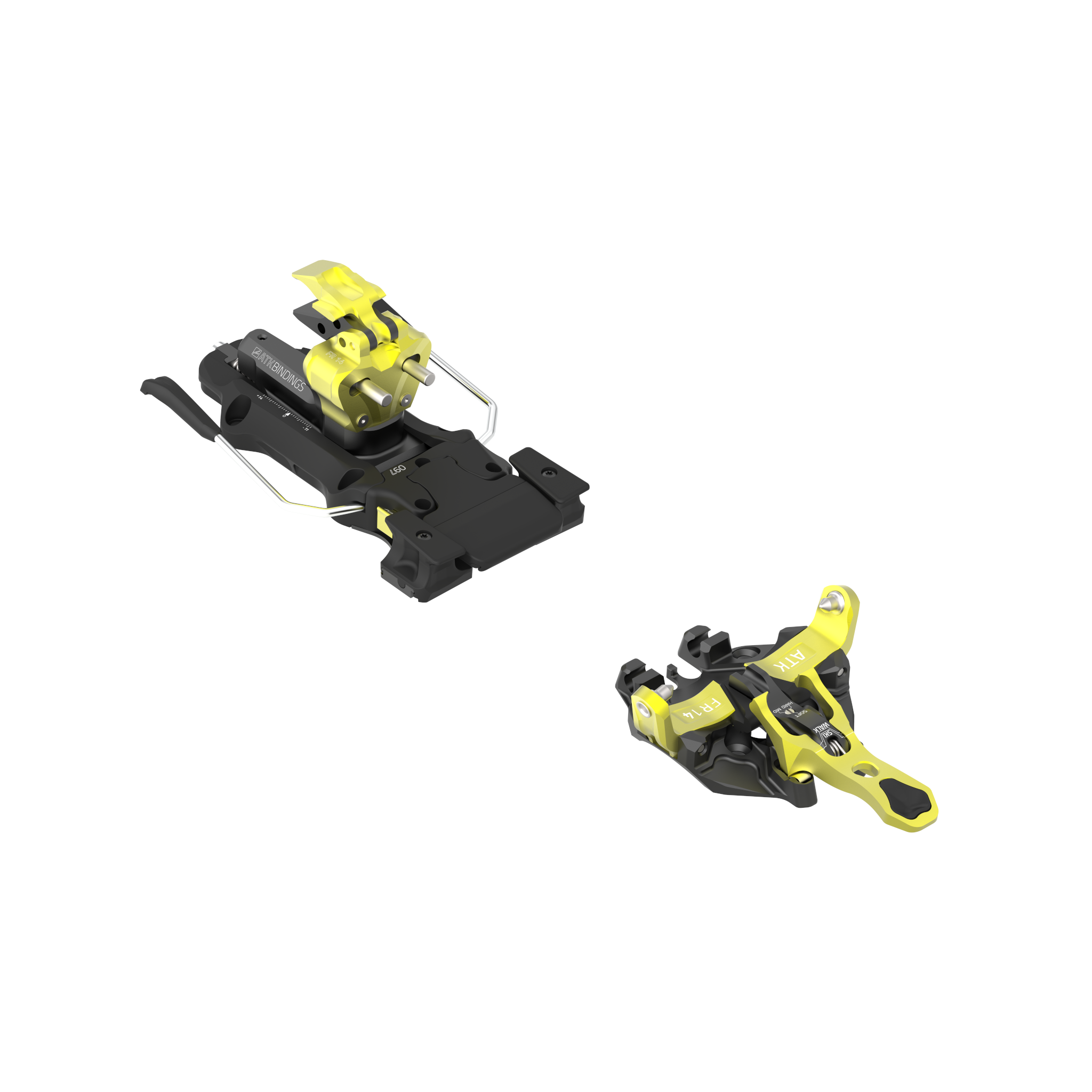 Black Diamond Equipment ATK FREERAIDER 14 BINDING, 120 mm Black/Yellow