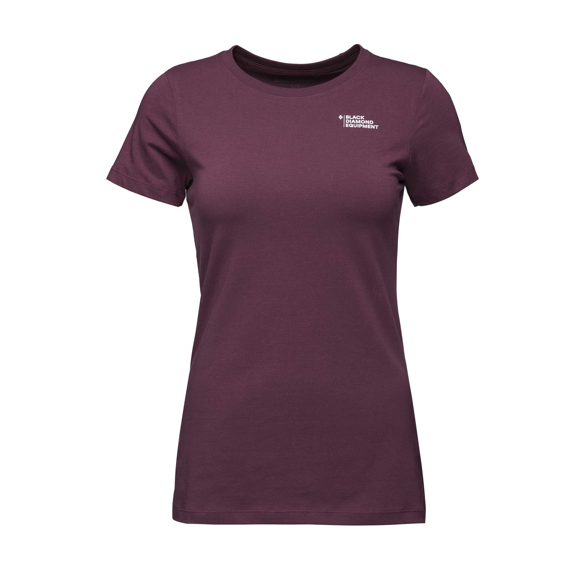 Black Diamond Equipment Women's Peaks T-Shirt , Small Blackberry