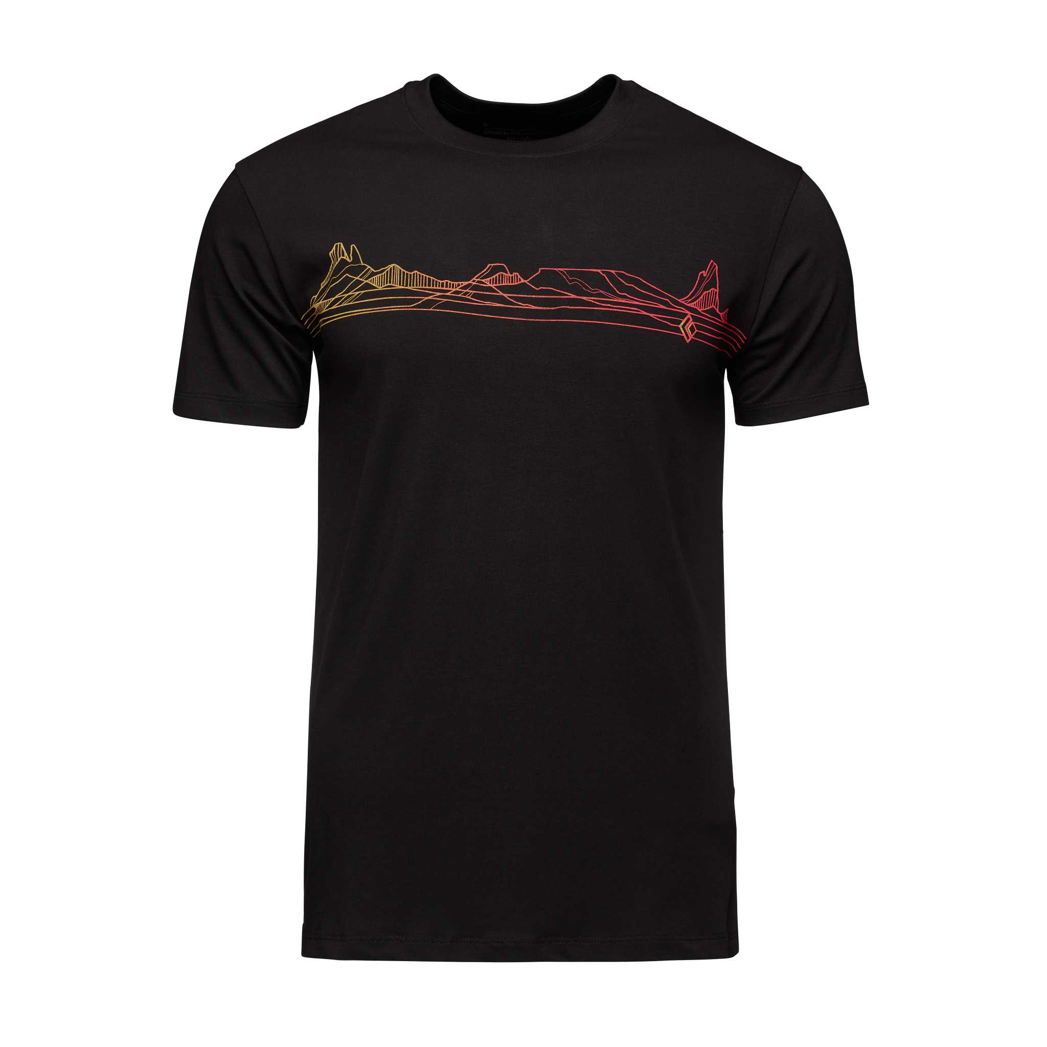 Black Diamond Equipment Men's Desert Lines T-Shirt , Large Black