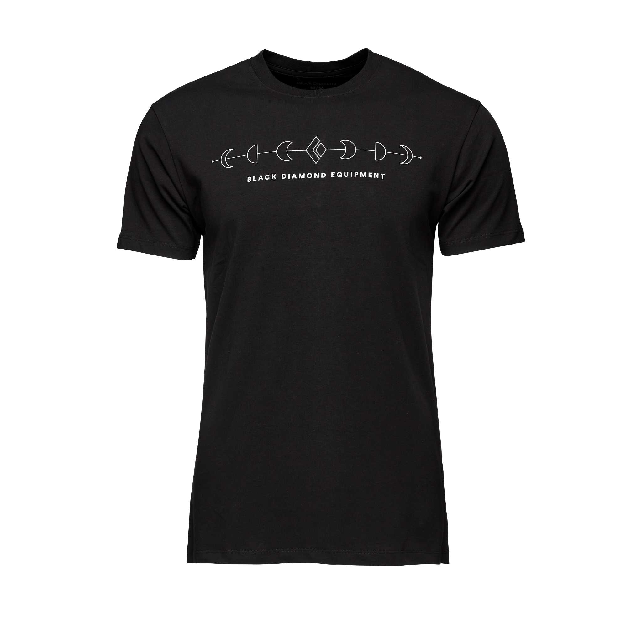 Black Diamond Equipment Men's Icon Full Moon T-Shirt, Small Black