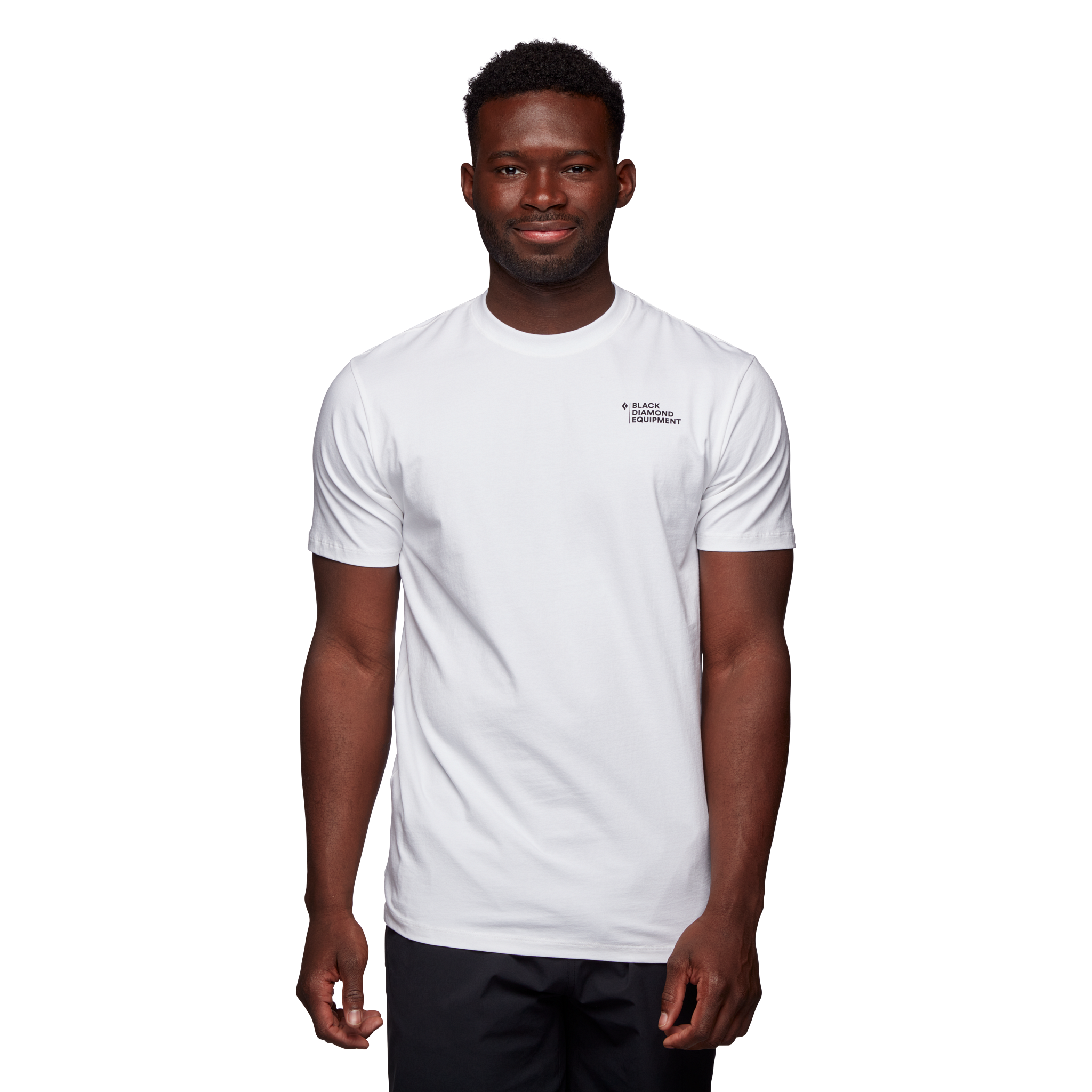 Black Diamond Equipment Men's Heritage Equipment For Alpinists T-Shirt, XS White