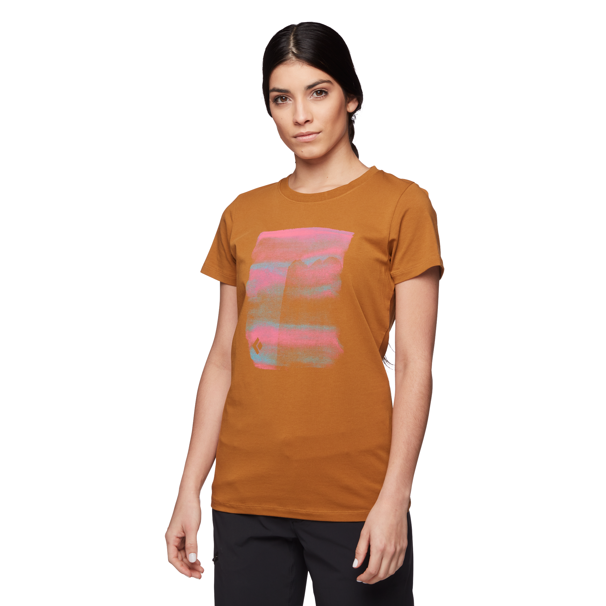 Black Diamond Equipment Women's Big Wall T-Shirt, Medium Bronzed