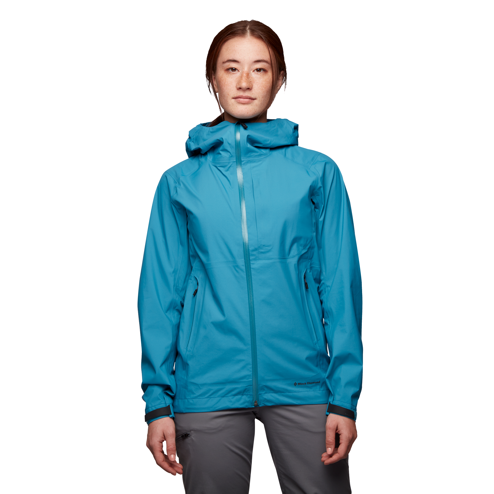 Black Diamond Equipment Women's Highline Stretch Shell Jacket Size Large, in Cerulean Blue