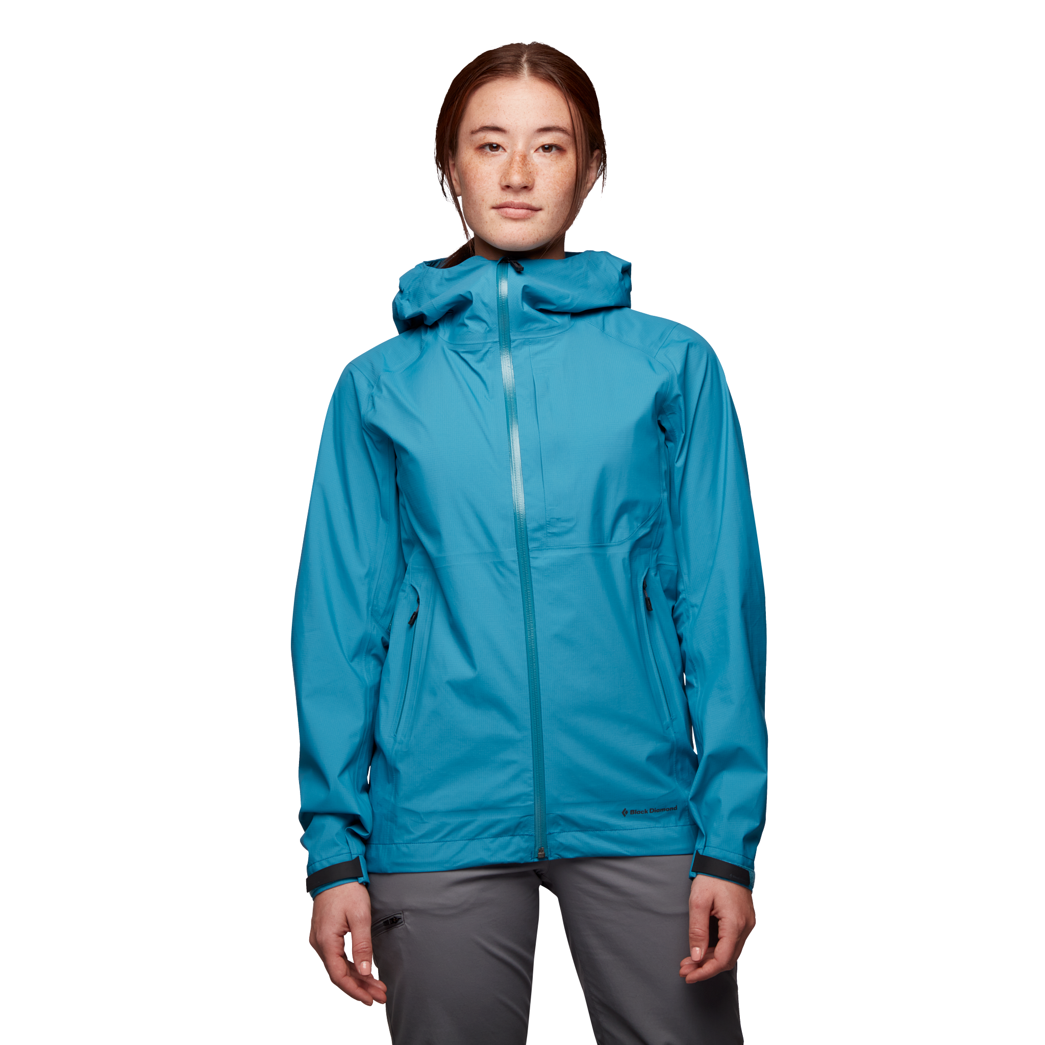 Black Diamond Equipment Women's Highline Stretch Shell Jacket Size Small, in Cerulean Blue