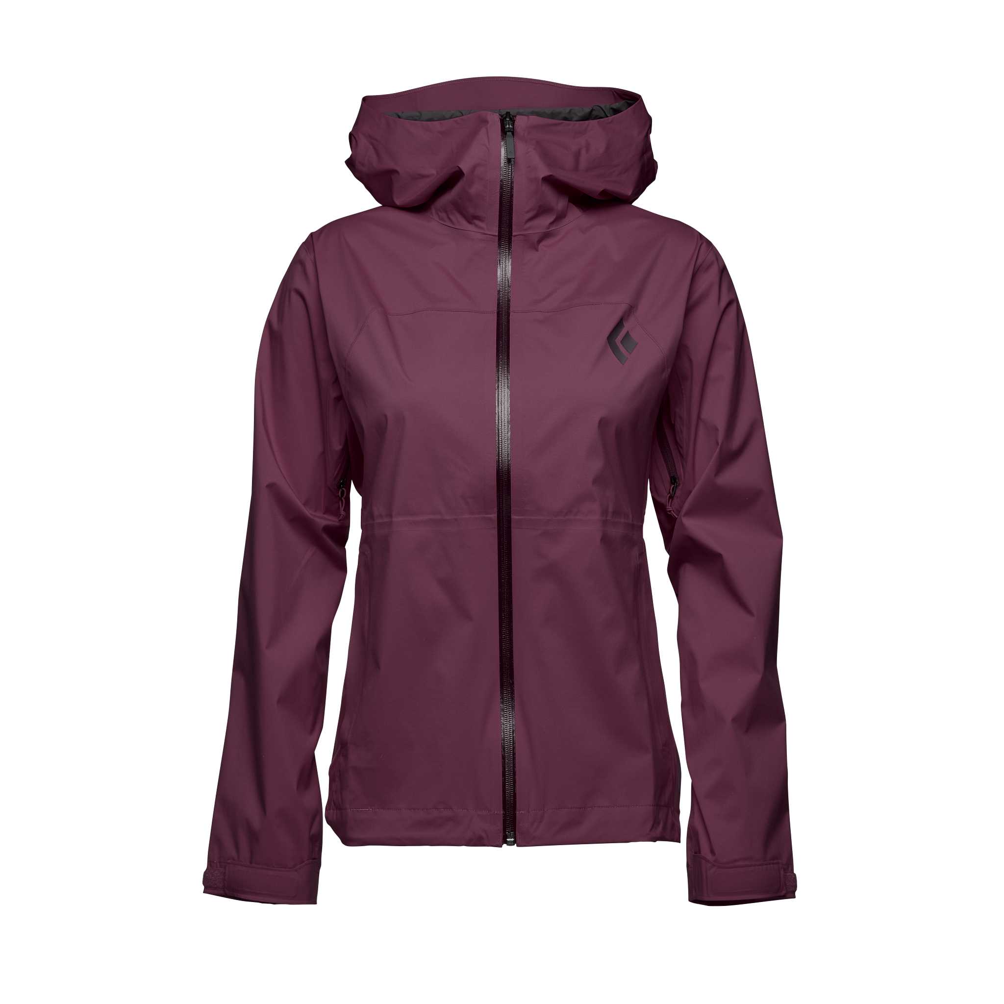 Black Diamond Equipment Women's Stormline Stretch Rain Shell Jacket, Small Blackberry