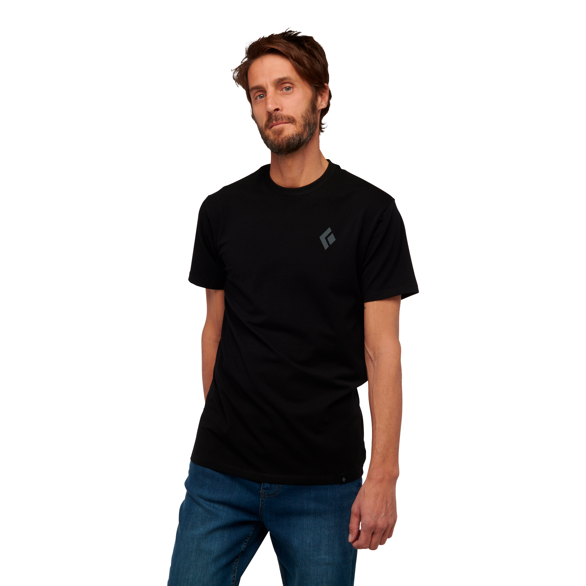 Black Diamond Equipment Men's Skier T-Shirt Size XS, in Black