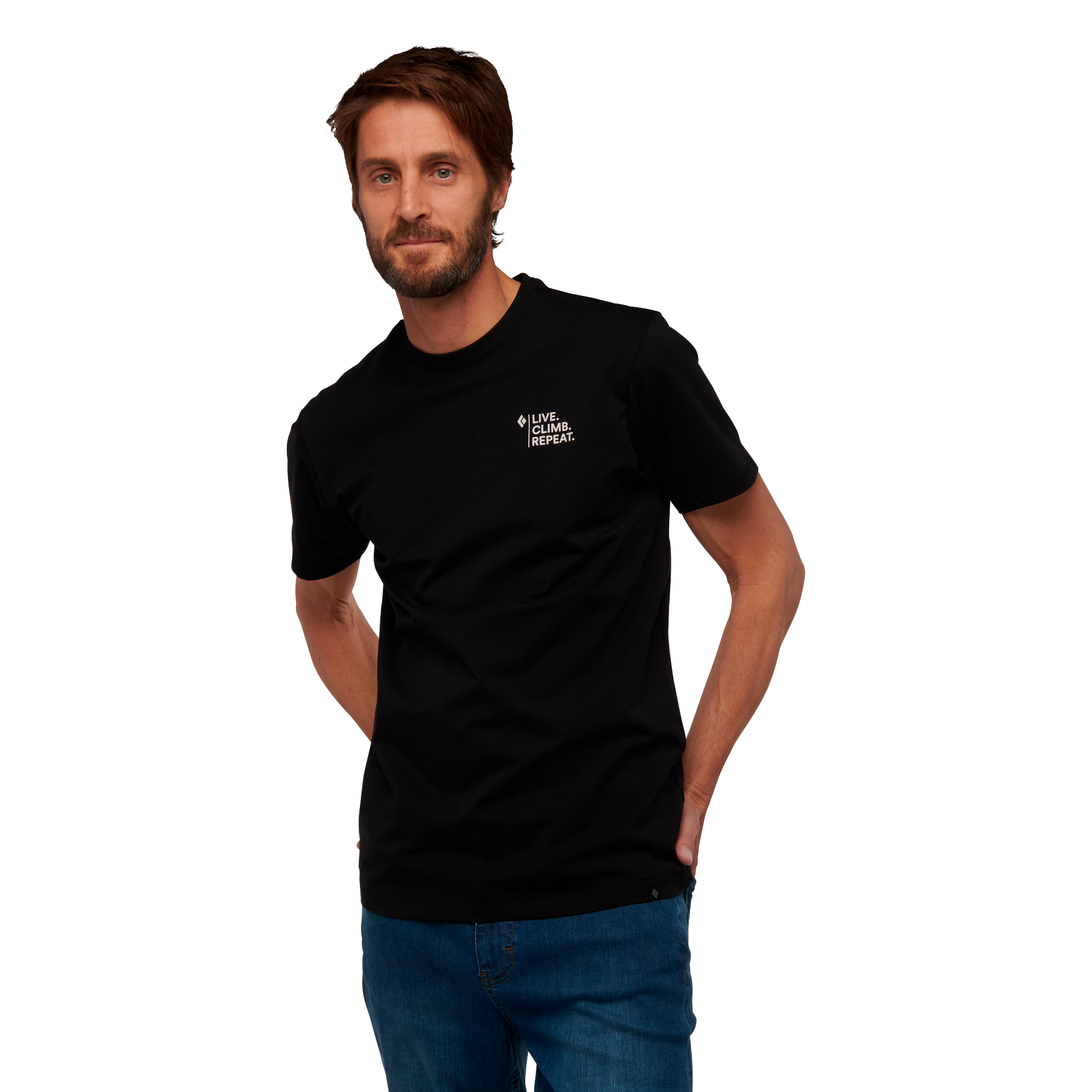 Black Diamond Equipment Men's Ice Climber T-Shirt , Large Black