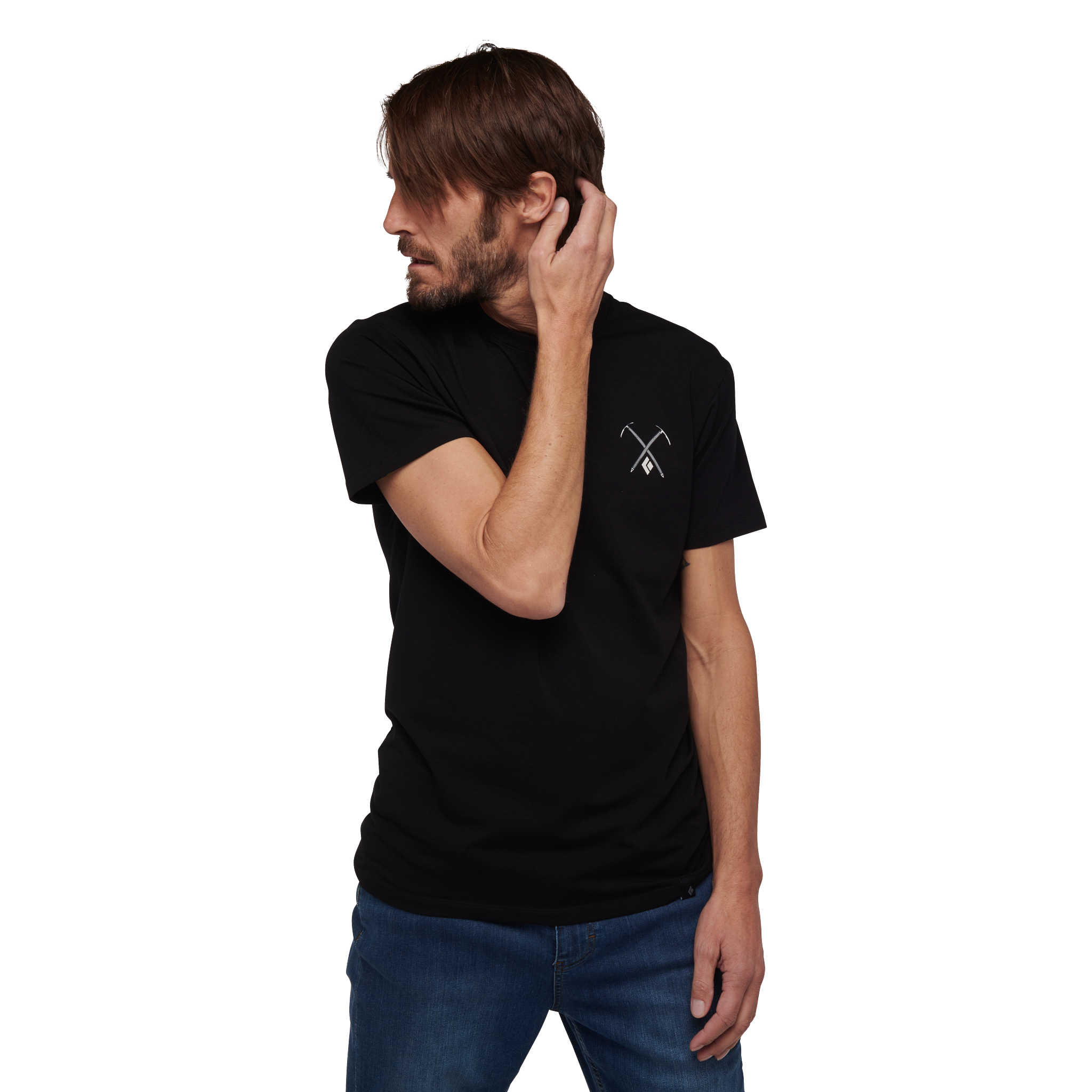 Black Diamond Equipment Men's Piolet T-Shirt Size Medium Black