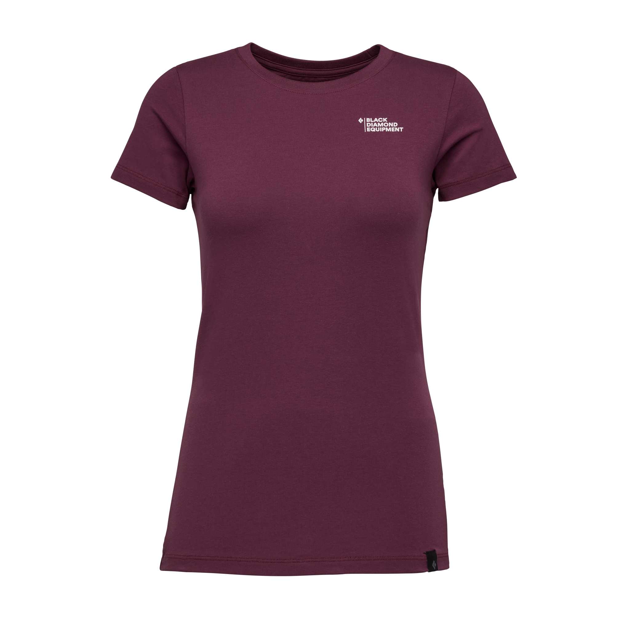 Black Diamond Equipment Women's Multi Sport T-Shirt, Large Blackberry