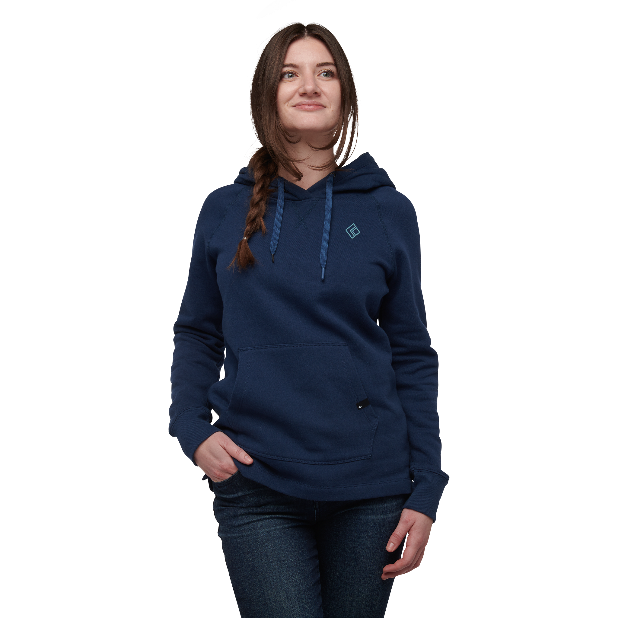 Black Diamond Equipment Women's Summit Scribble Hoody, Medium Ink Blue