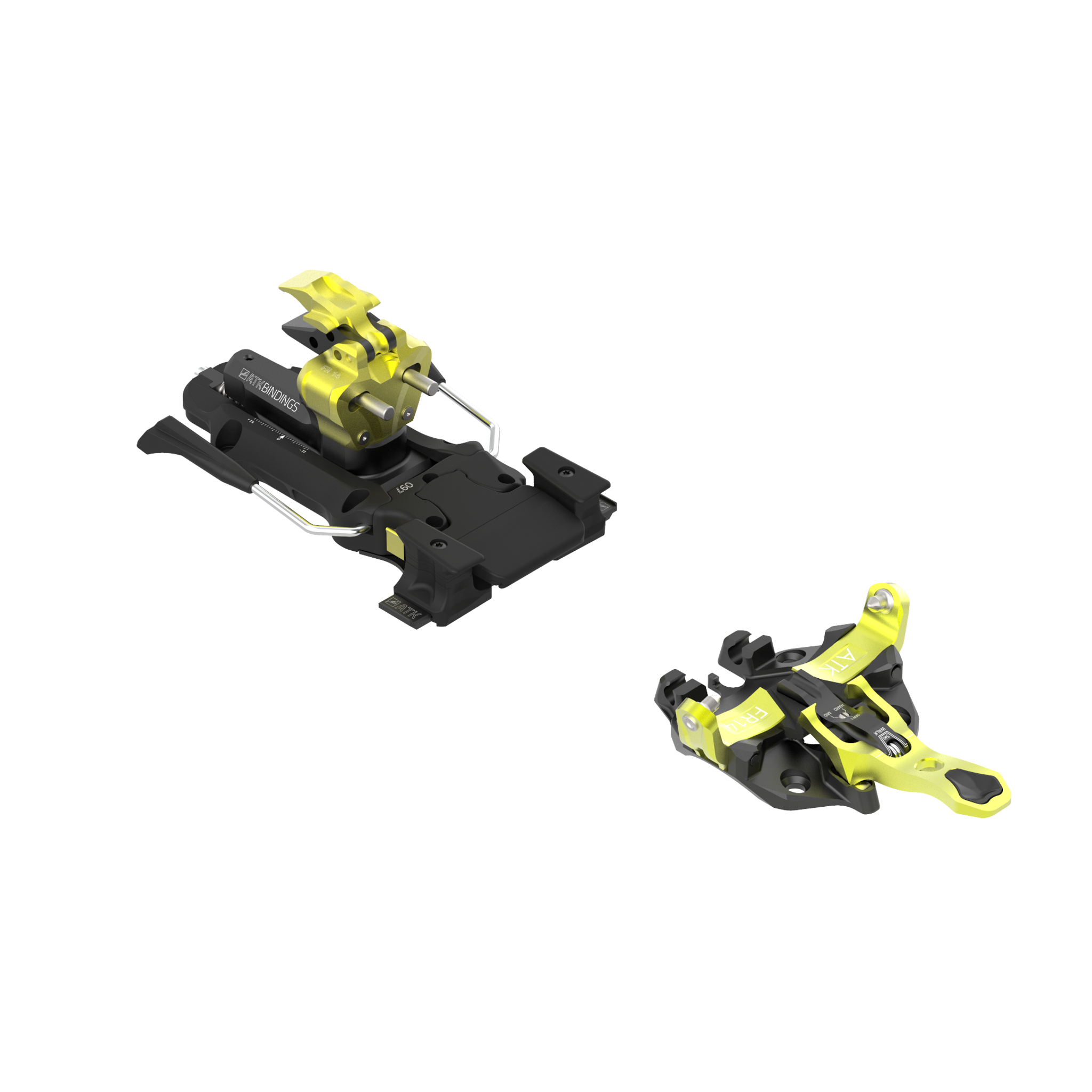 Black Diamond Equipment ATK FREERAIDER 14 BINDING, 97 mm Black/Yellow