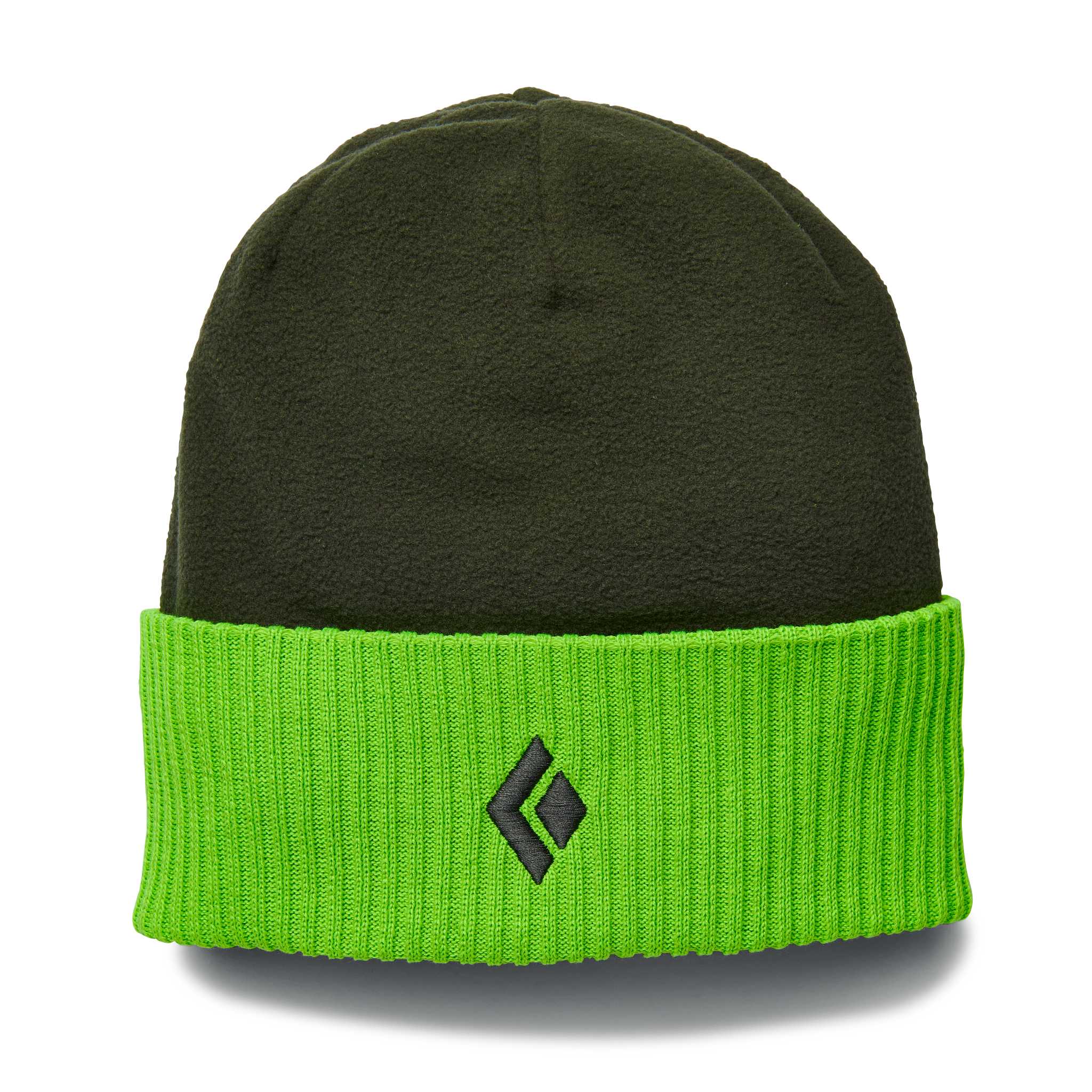 Black Diamond Fleece Beanie - Lime Green/Mountain Forest