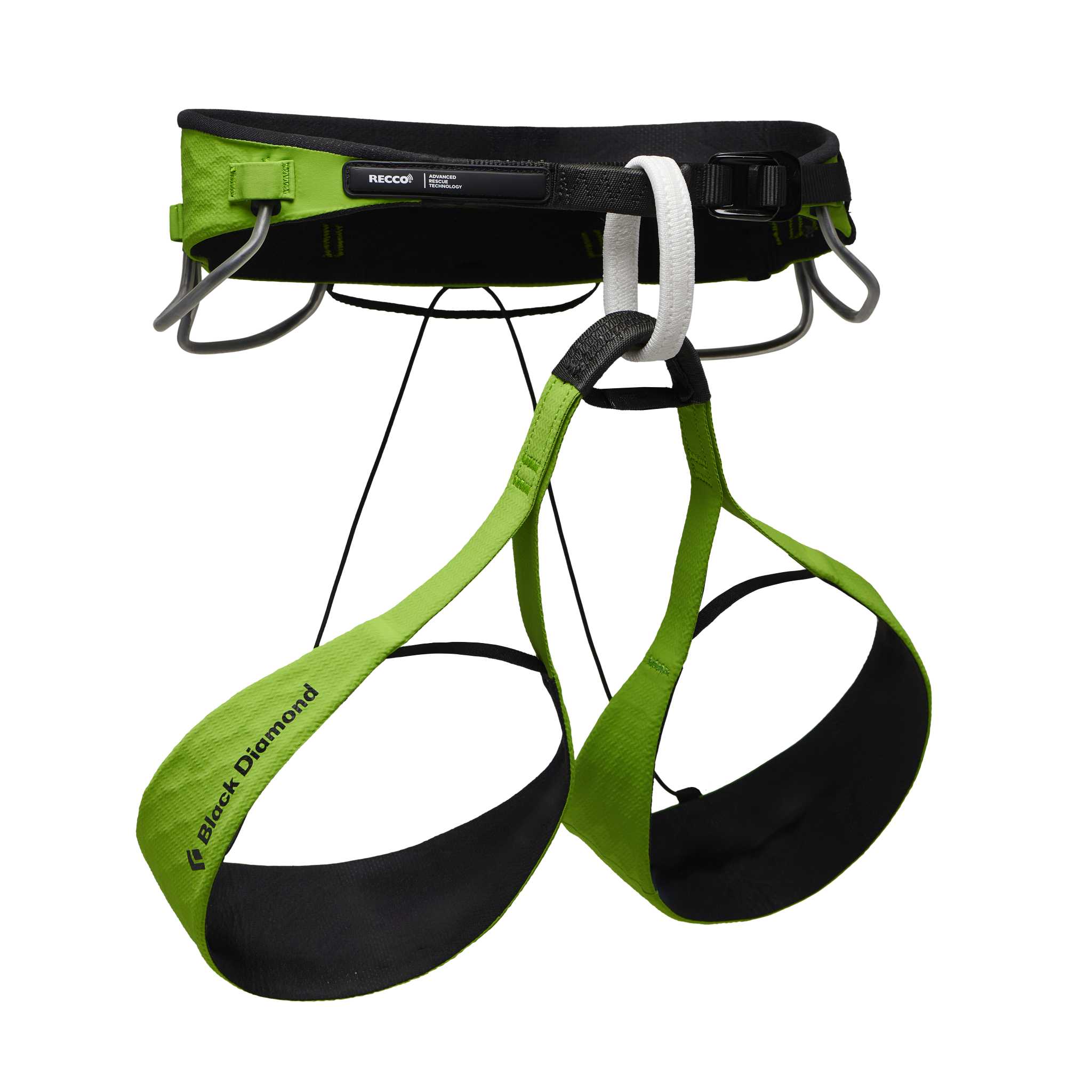 Black Diamond Equipment Vision airNET Climbing Harness RECCO(R), Small Envy Green