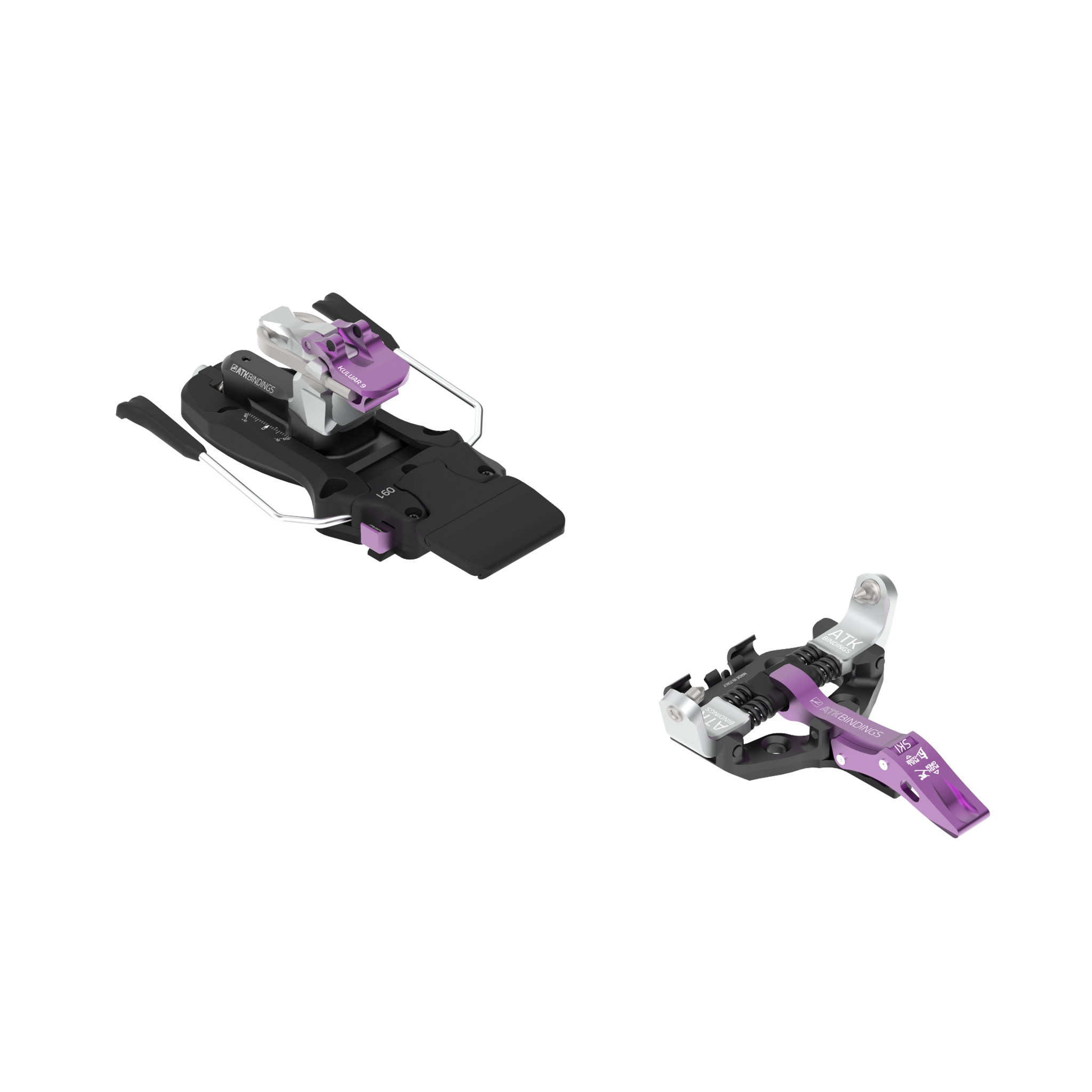 Black Diamond Equipment ATK Kuluar 9 Binding, 86 mm Black/White/Purple