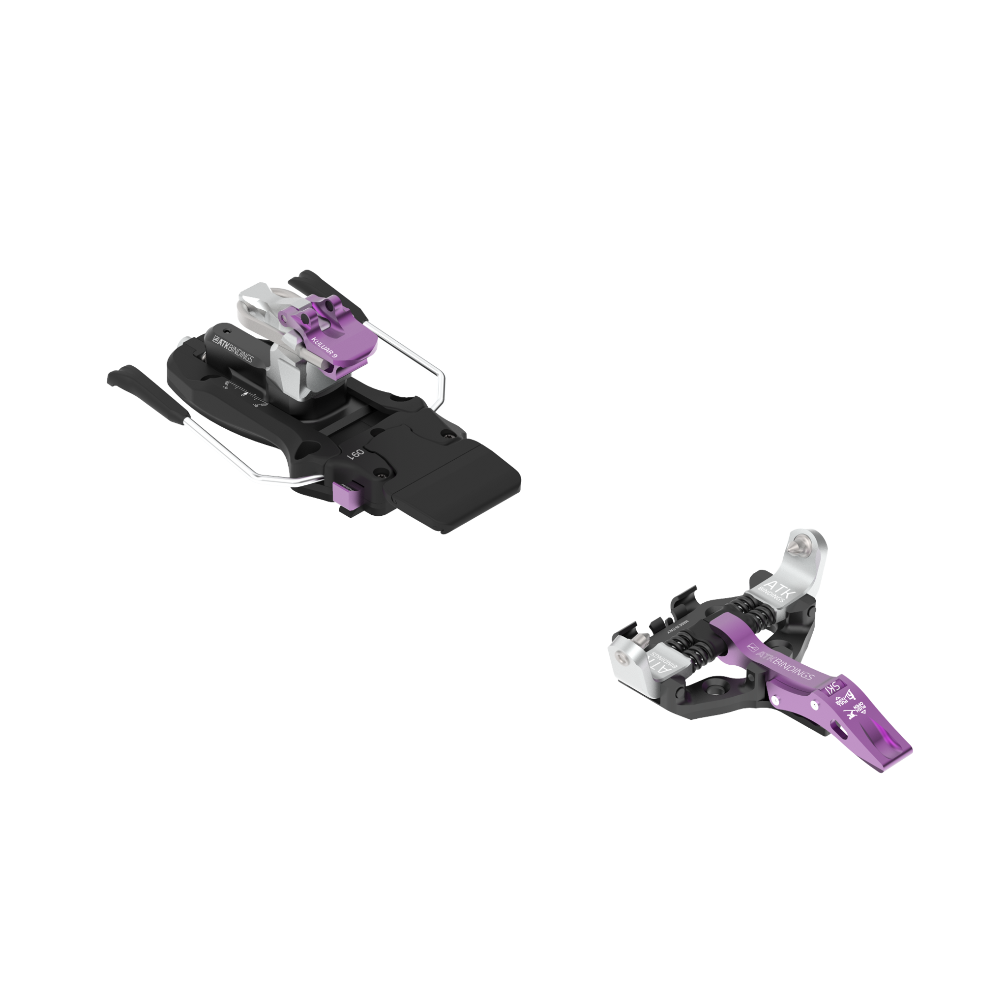 Black Diamond Equipment ATK Kuluar 9 Binding, 97 mm Black/White/Purple