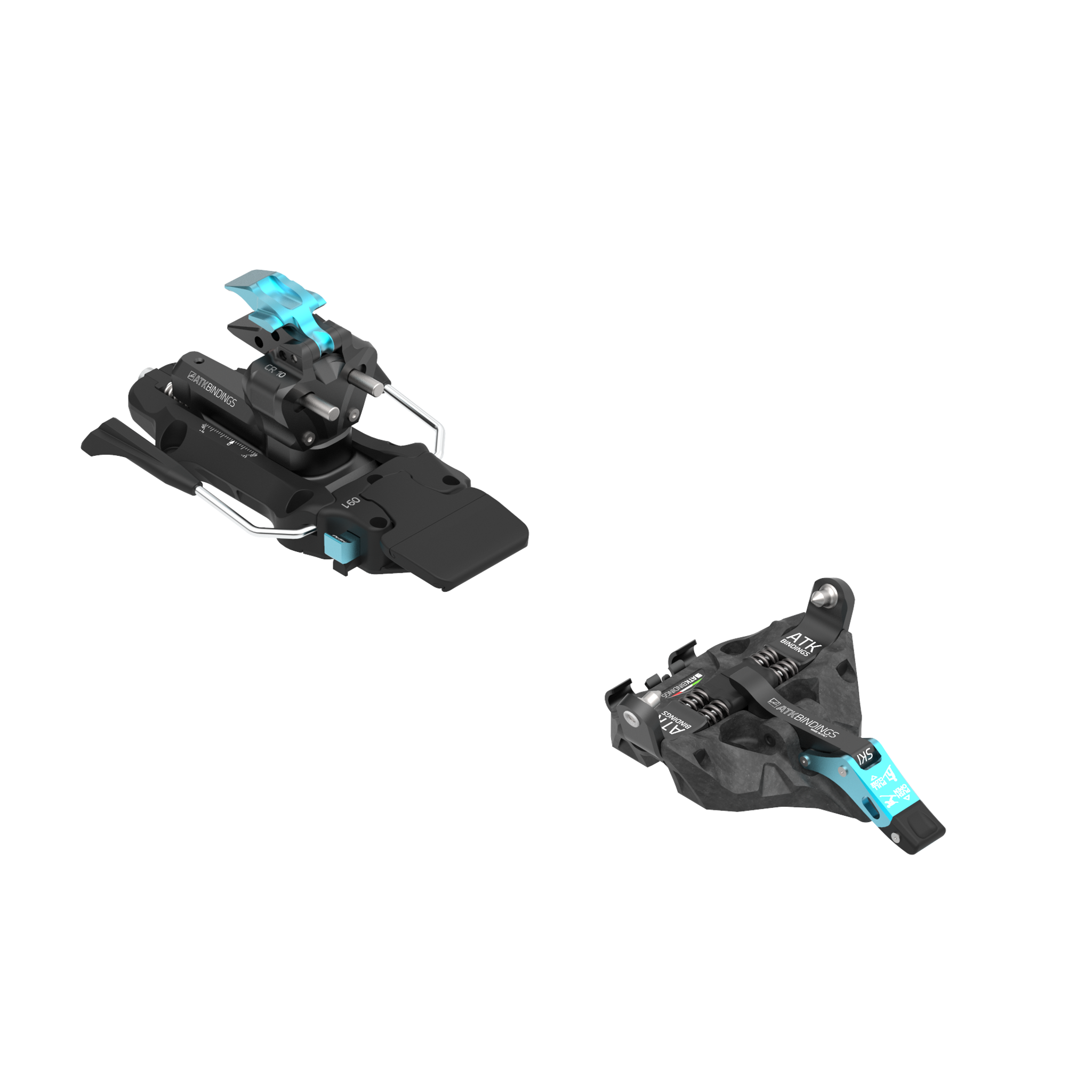 Black Diamond Equipment ATK C-Raider 10 Free Touring Binding, 97 mm Black/Light Blue