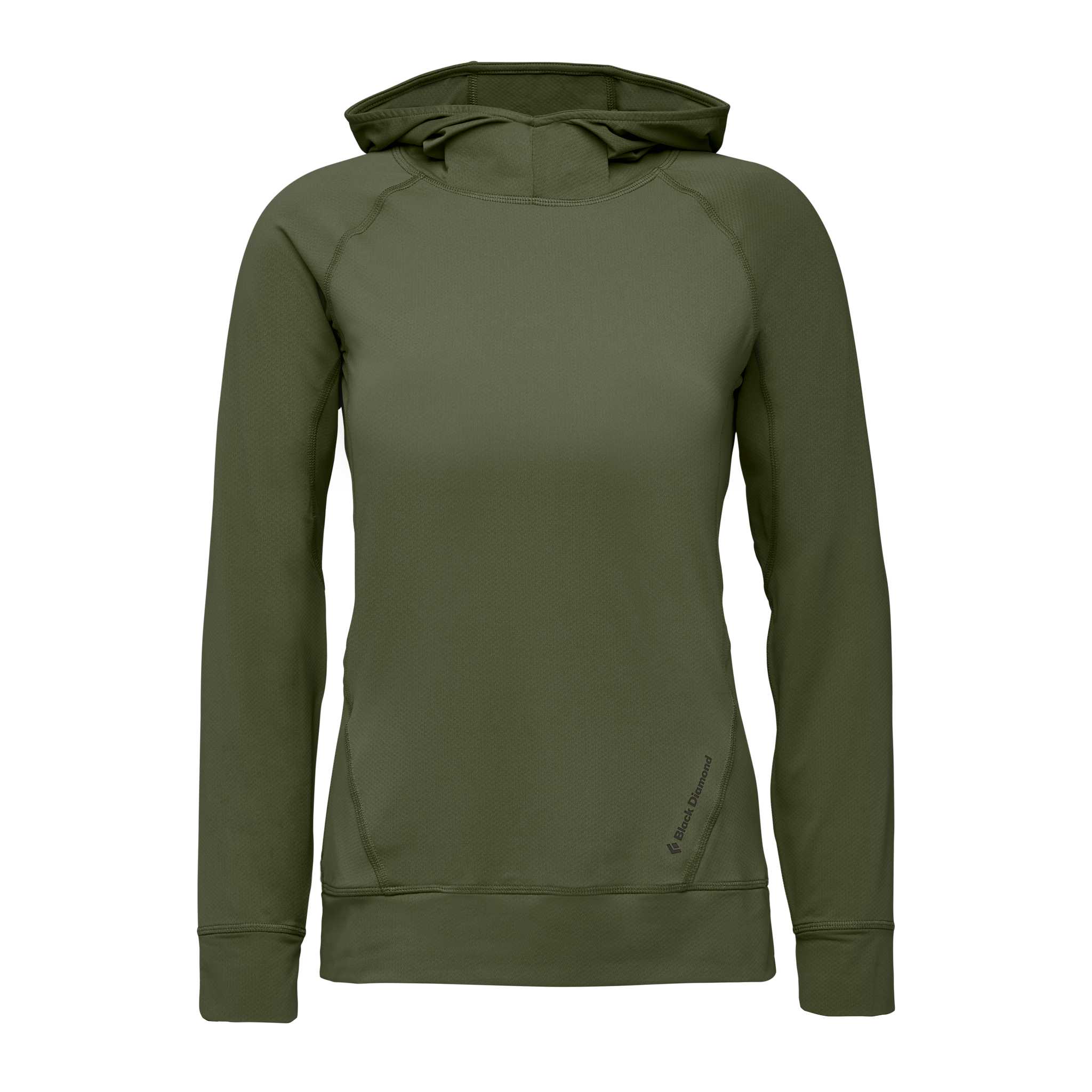 Black Diamond Equipment Women's Alpenglow Hoody, Large Tundra