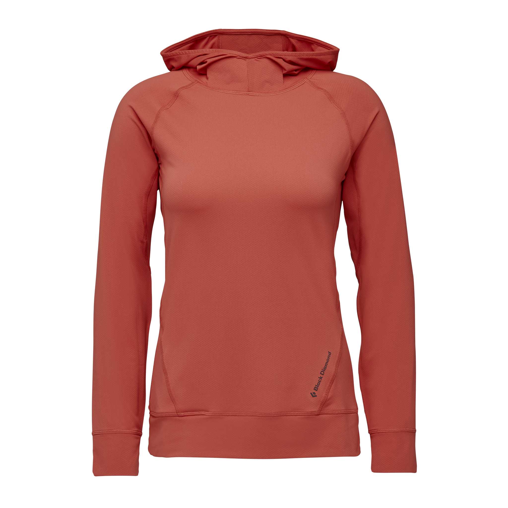 Black Diamond Equipment Women's Alpenglow Hoody, Large Baja Sunrise