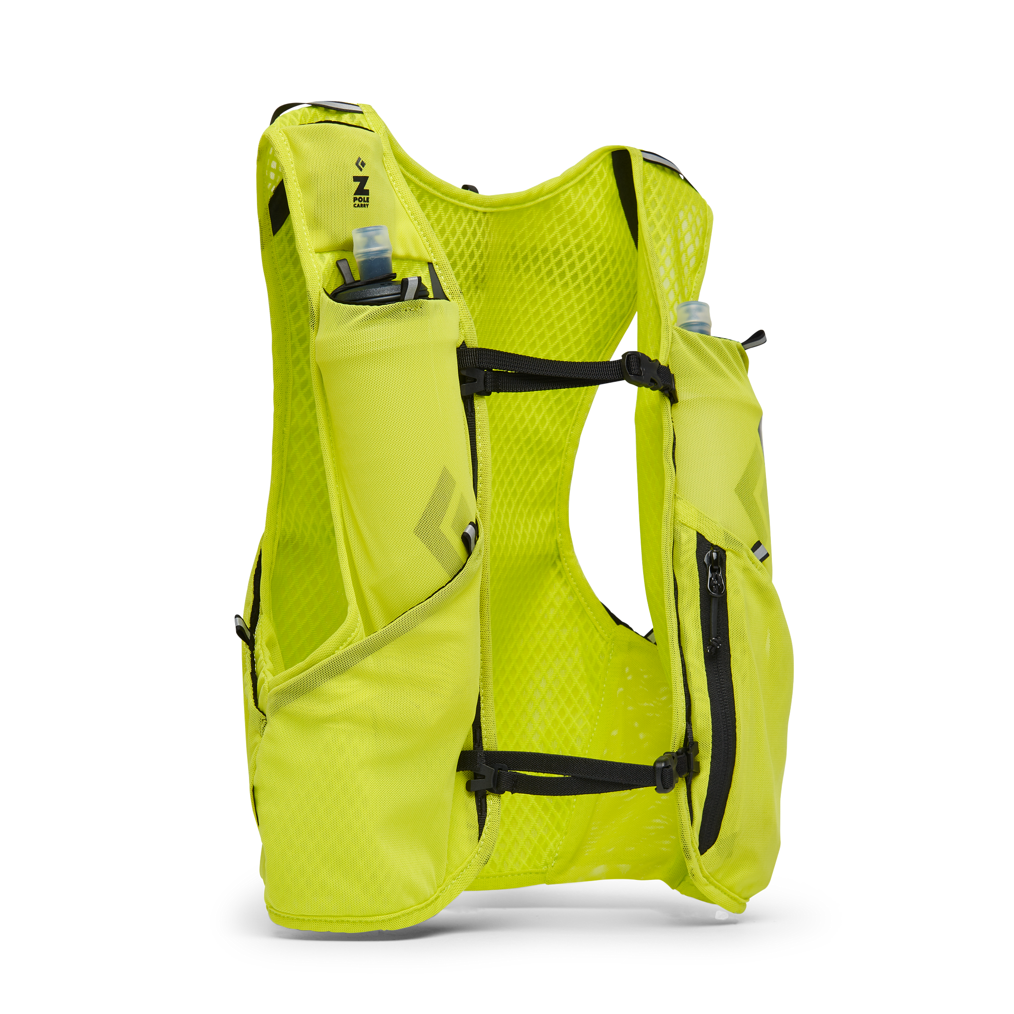 Black Diamond Equipment Distance 4 Hydration Vest Backpack, Medium Optical Yellow