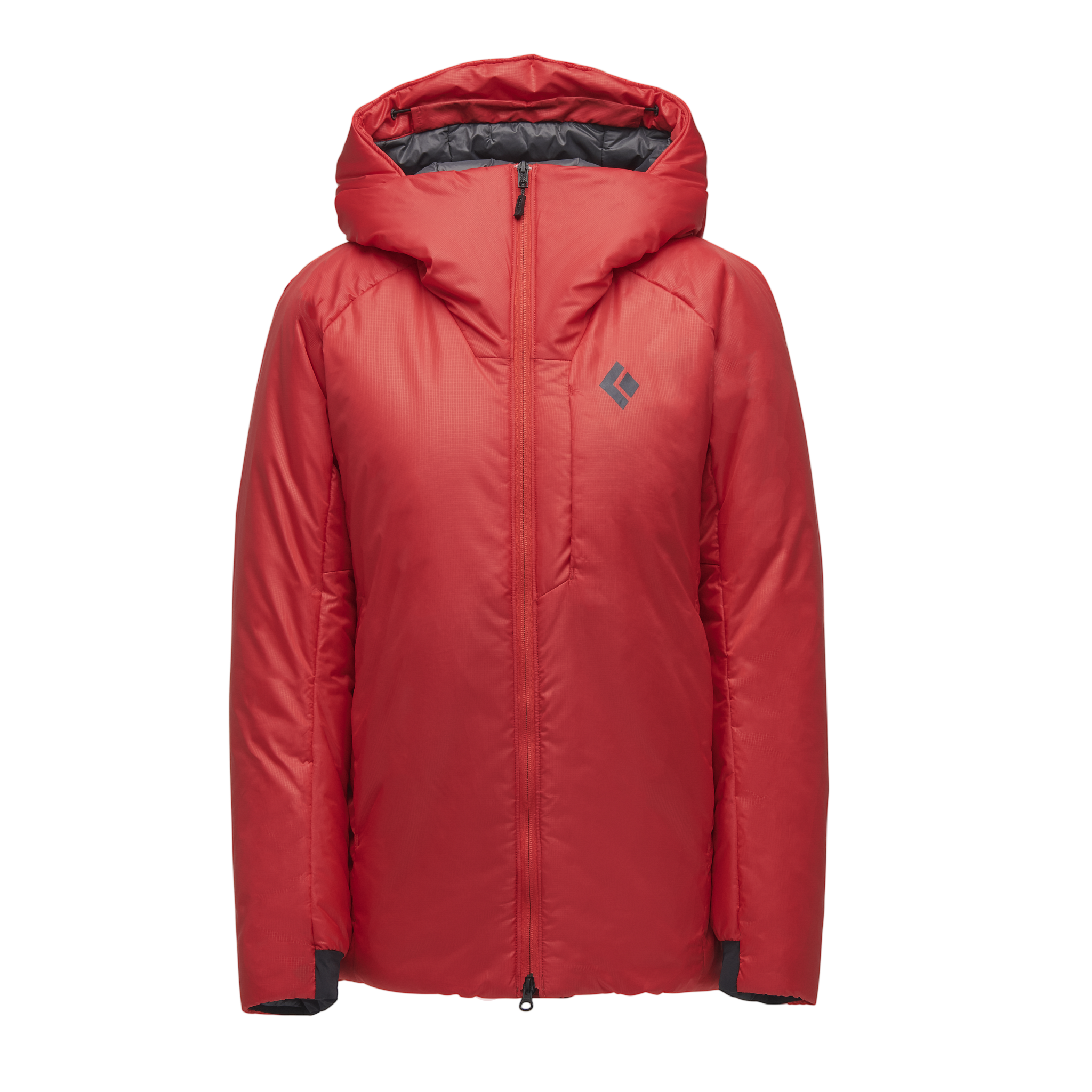 Black Diamond Equipment Women's Belay Parka Jacket, Large Coral Red