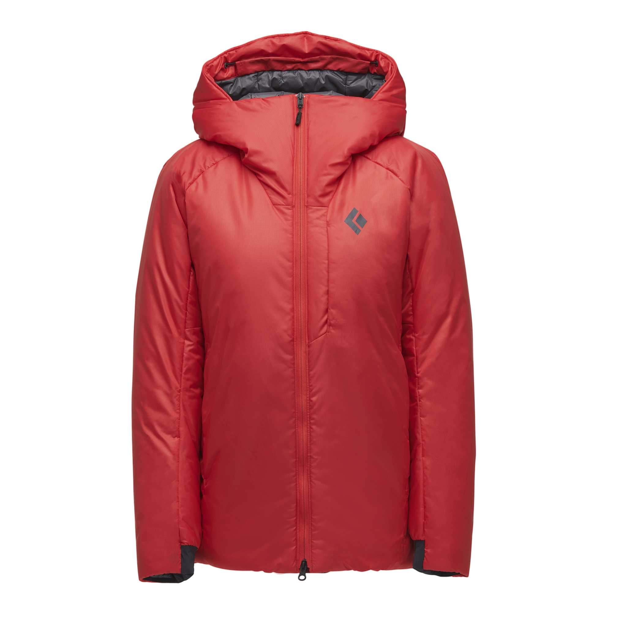 Black Diamond Equipment Women's Belay Parka Jacket, Large Coral Red