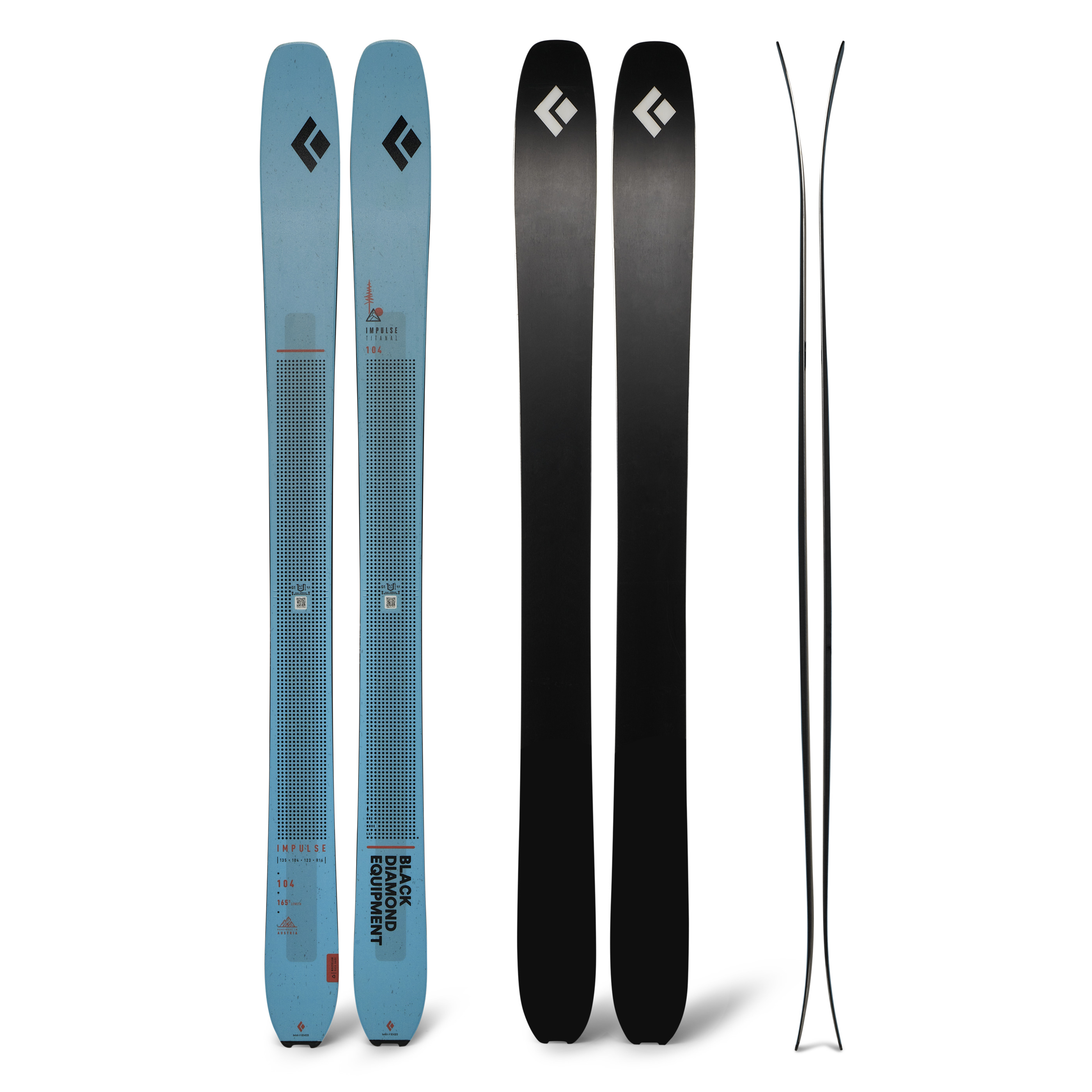 Black Diamond Equipment Women's Impulse Ti 104 Skis Size 165 cm