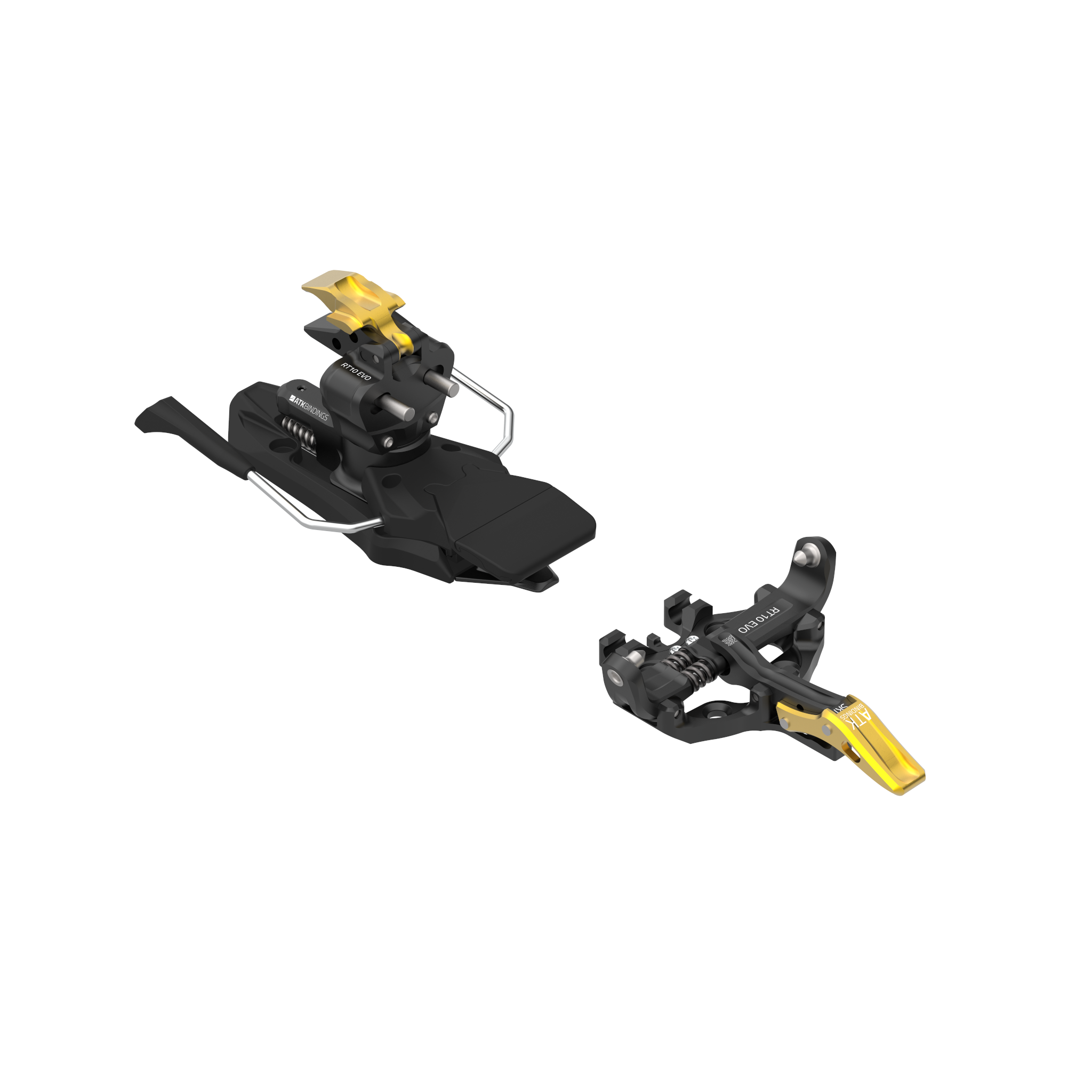 Black Diamond Equipment ATK Route 10 Evo Tour Binding, 91 mm Black/Gold