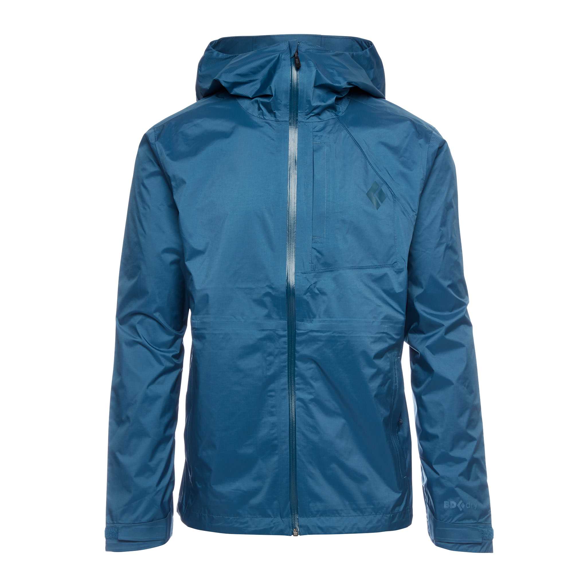 Black Diamond Equipment Men's Treeline Rain Shell Jacket, Small Astral Blue