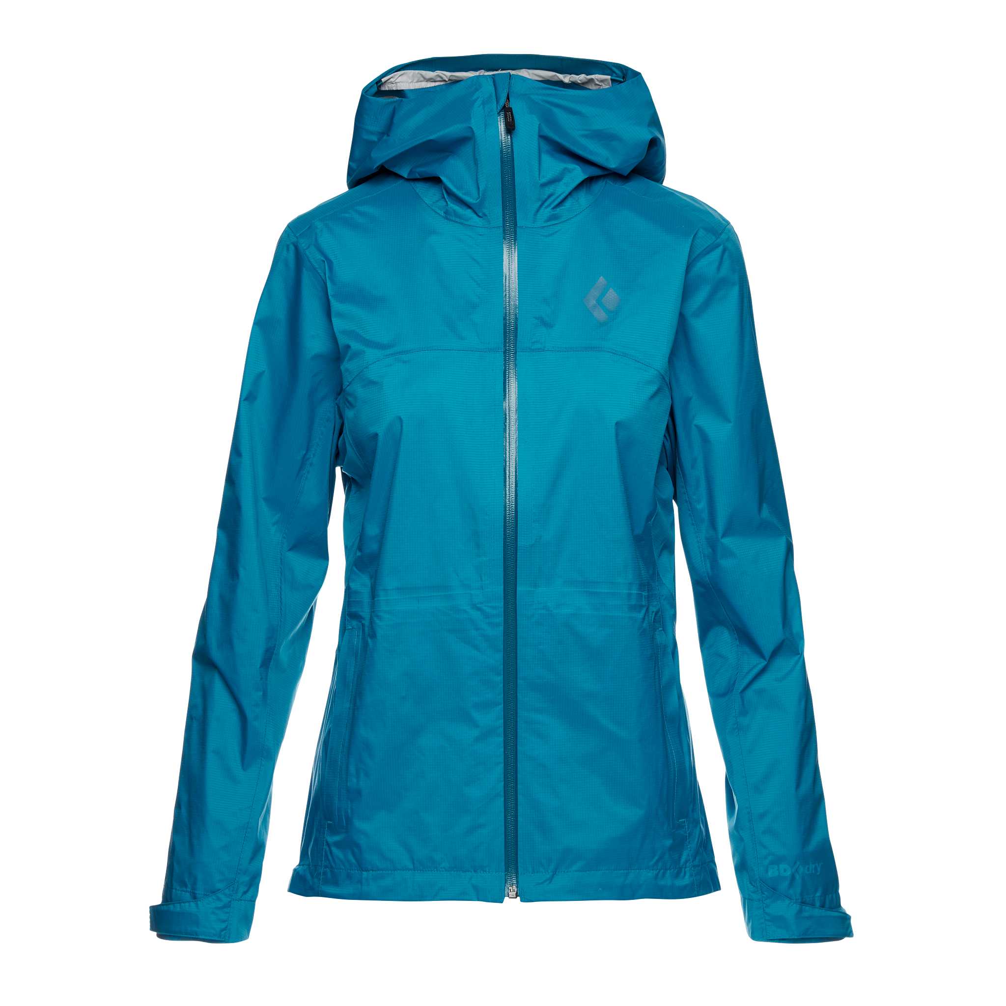 Black Diamond Equipment Women's Treeline Rain Shell Jacket, Medium Azul