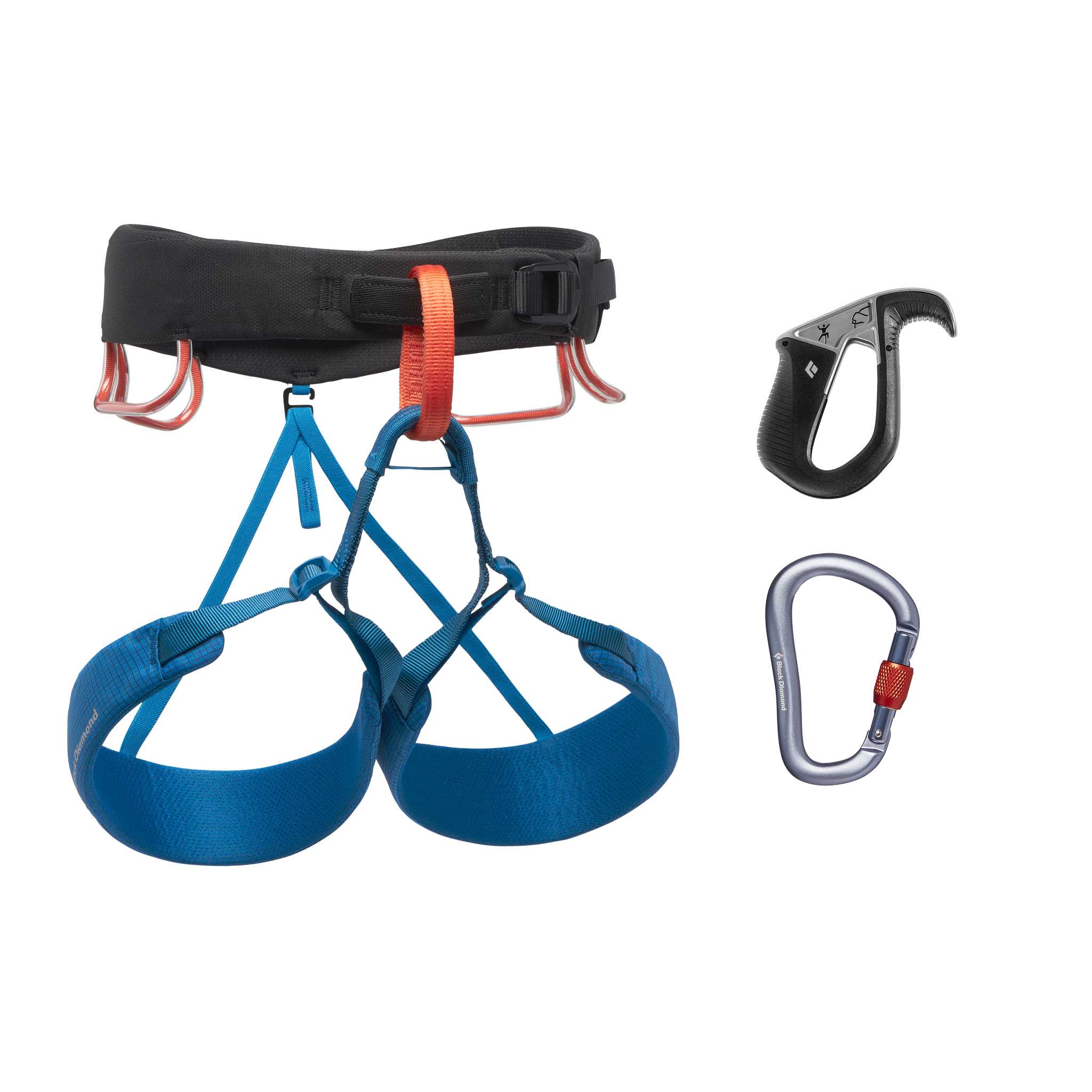 Black Diamond Equipment Men's Momentum Climbing Harness Pilot Package, XL