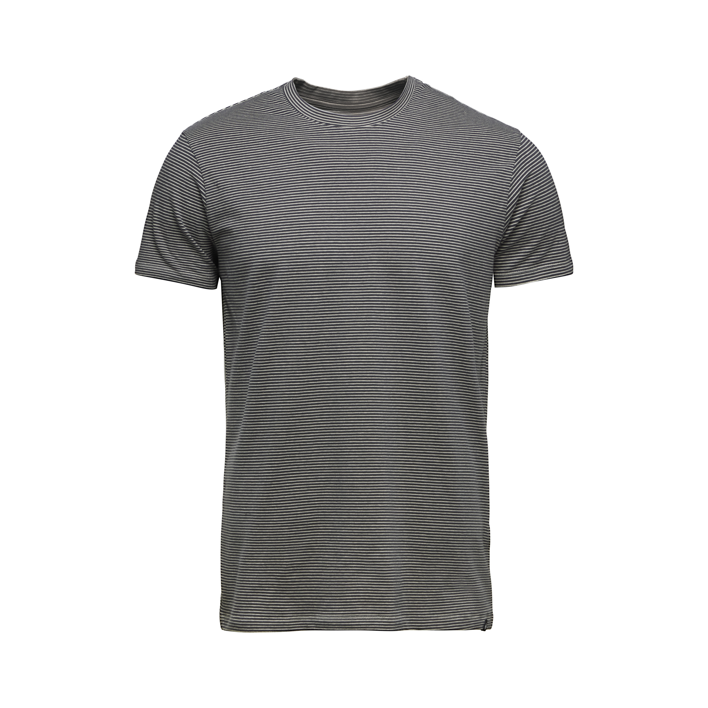 Black Diamond Equipment Men's BD Stripe T-Shirt, Small Charcoal/Off White