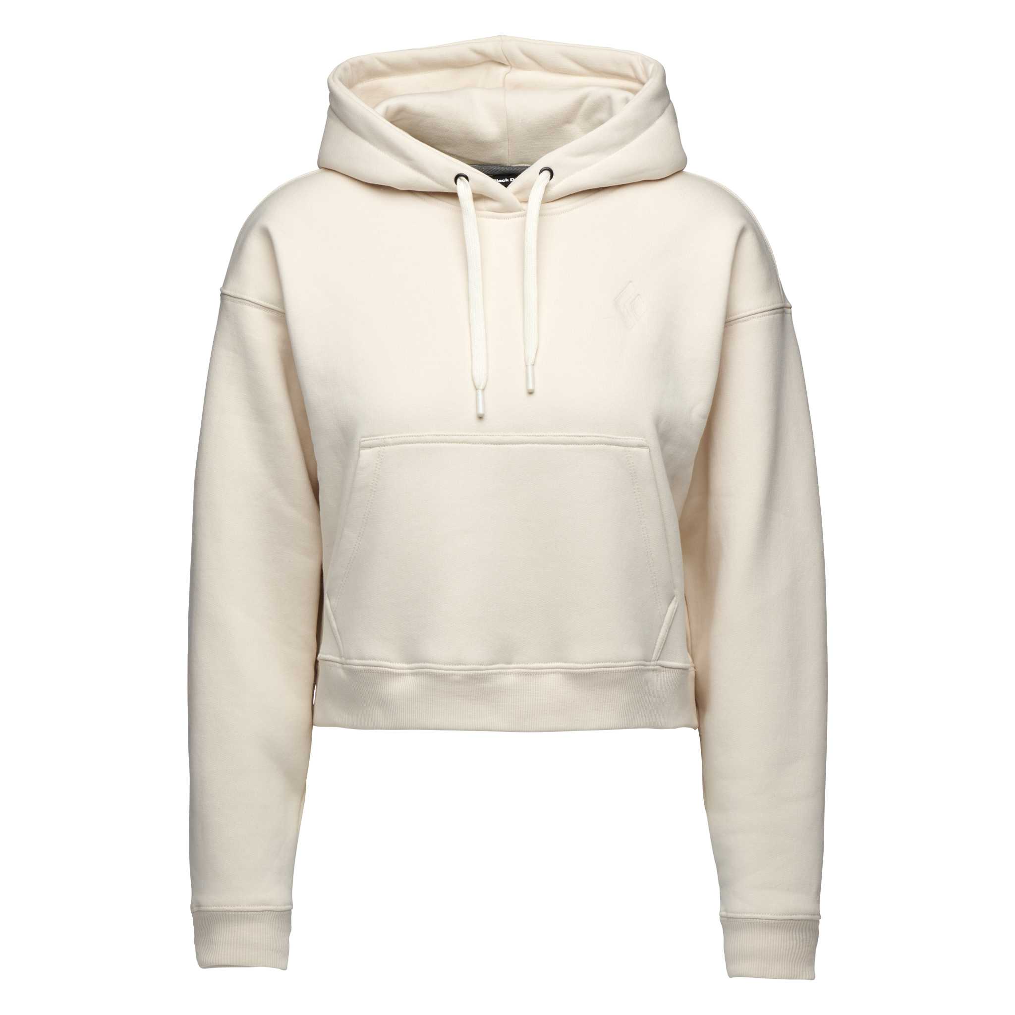 Black Diamond Equipment Women's Crop Pullover Hoody, Large Off White