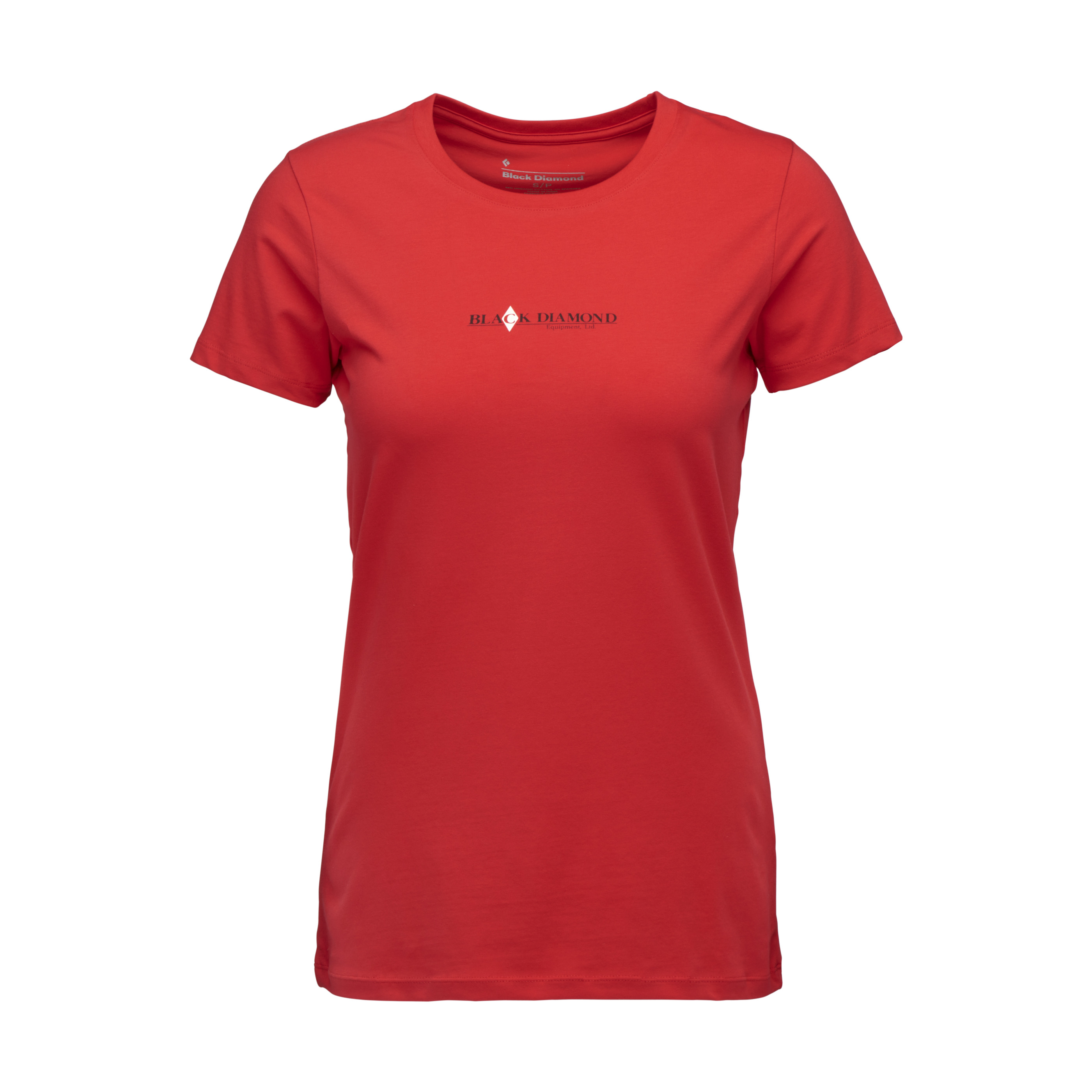 Black Diamond Equipment Women's Heritage Wordmark T-Shirt, 2XL Coral Red
