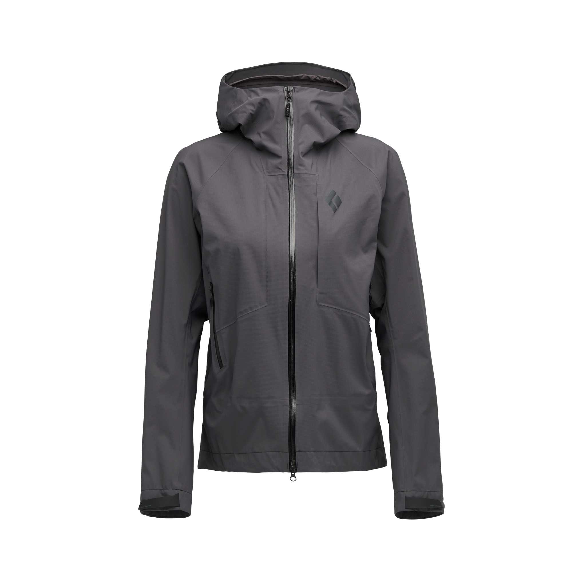 Black Diamond Equipment Women's Highline Stretch Shell Jacket, Large Anthracite