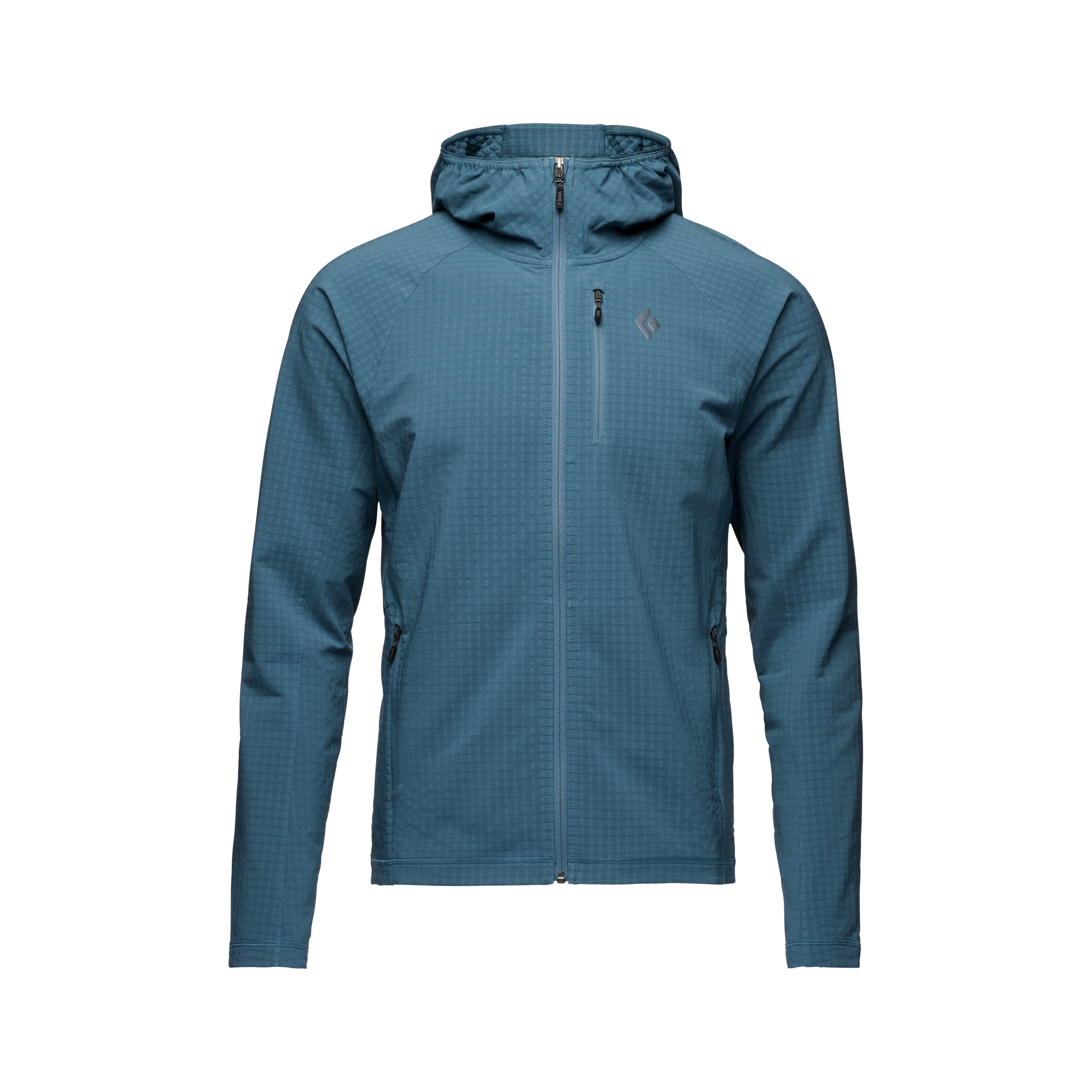 Black Diamond Equipment Men's Coefficient Storm Hoody, Large Creek Blue